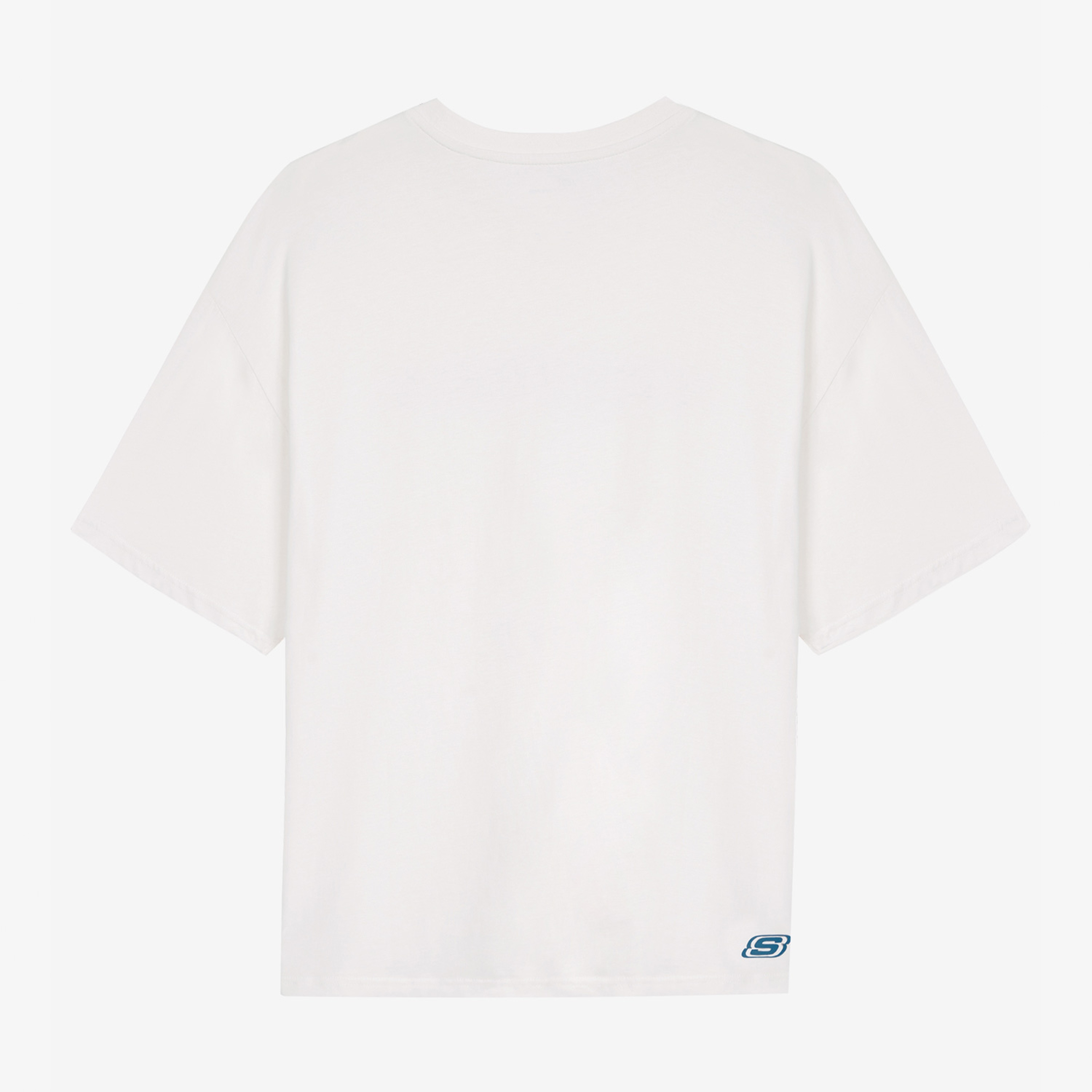 Skechers Graphic Crew Neck Erkek Beyaz Günlük T-Shirt
