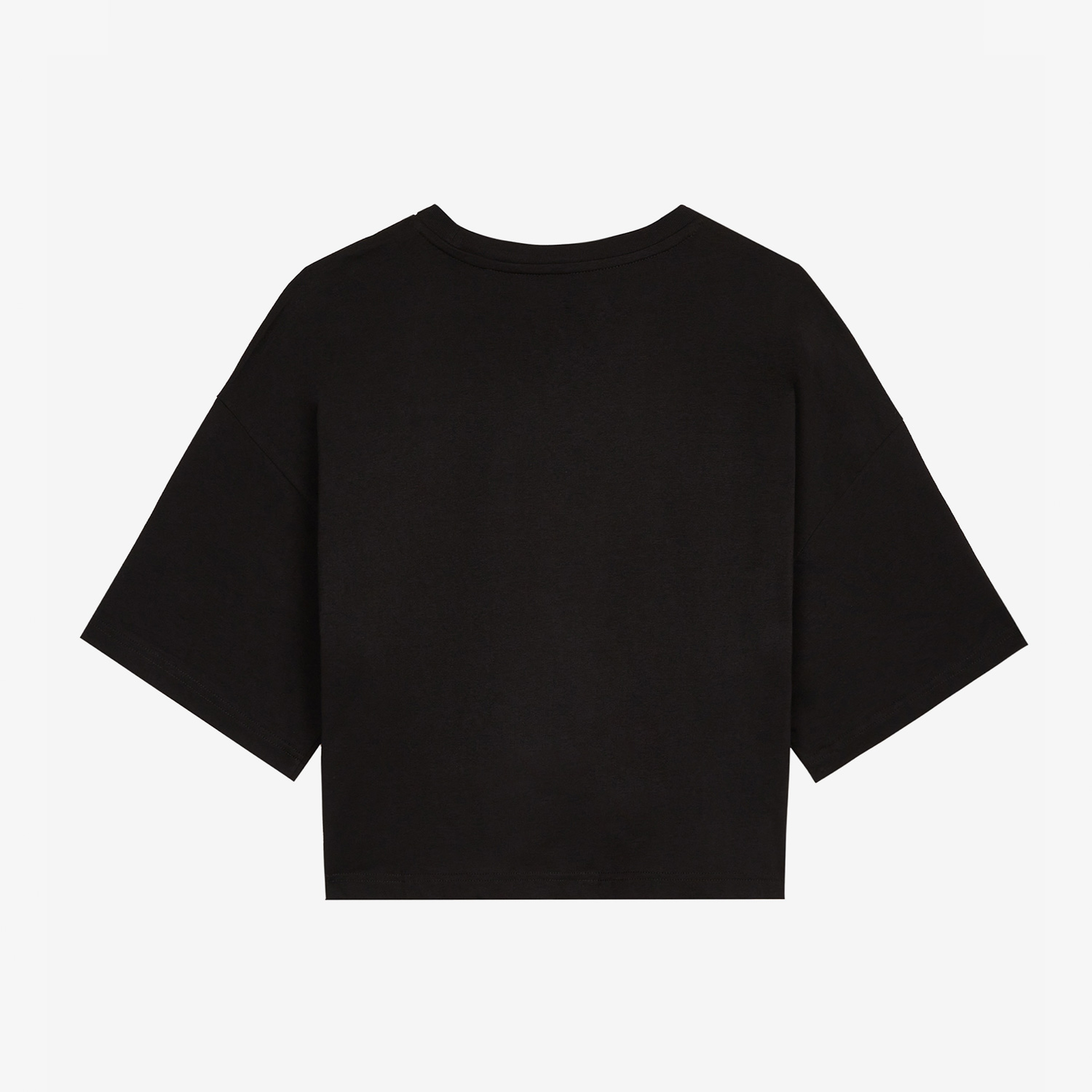 Skechers Graphic Tee Crop Kadın Siyah Günlük T-Shirt