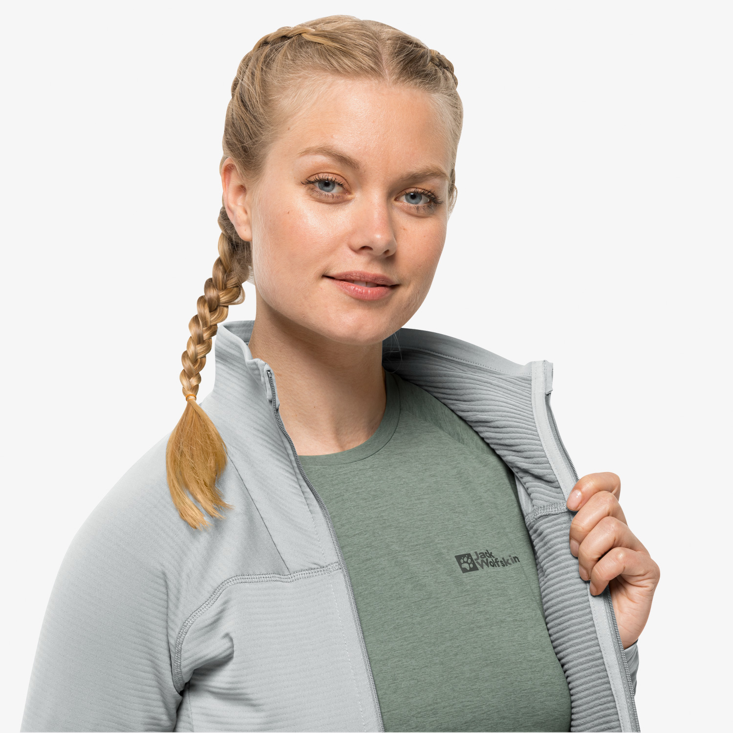 Jack Wolfskin Prelight Fz Kadın Gri Eşofman ÜstüM1710981| Occasion