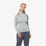 Jack Wolfskin Prelight Fz Kadın Gri Eşofman Üstü