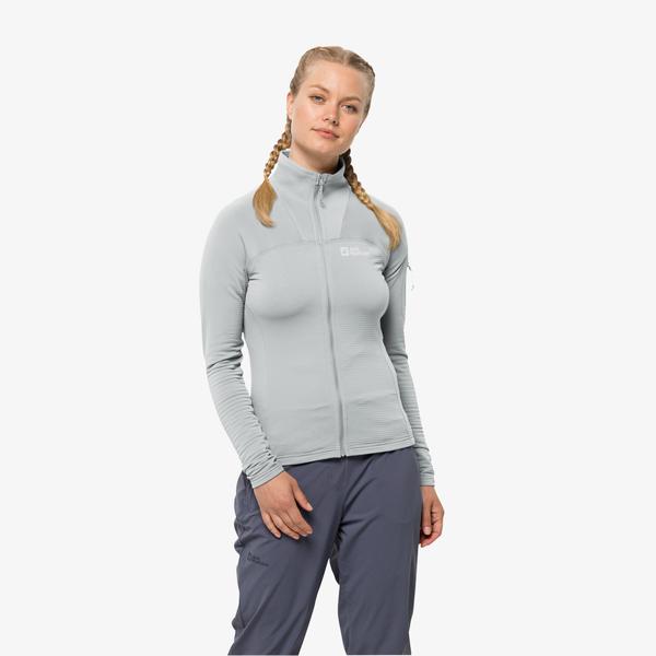 Jack Wolfskin Prelight Fz Kadın Gri Eşofman Üstü