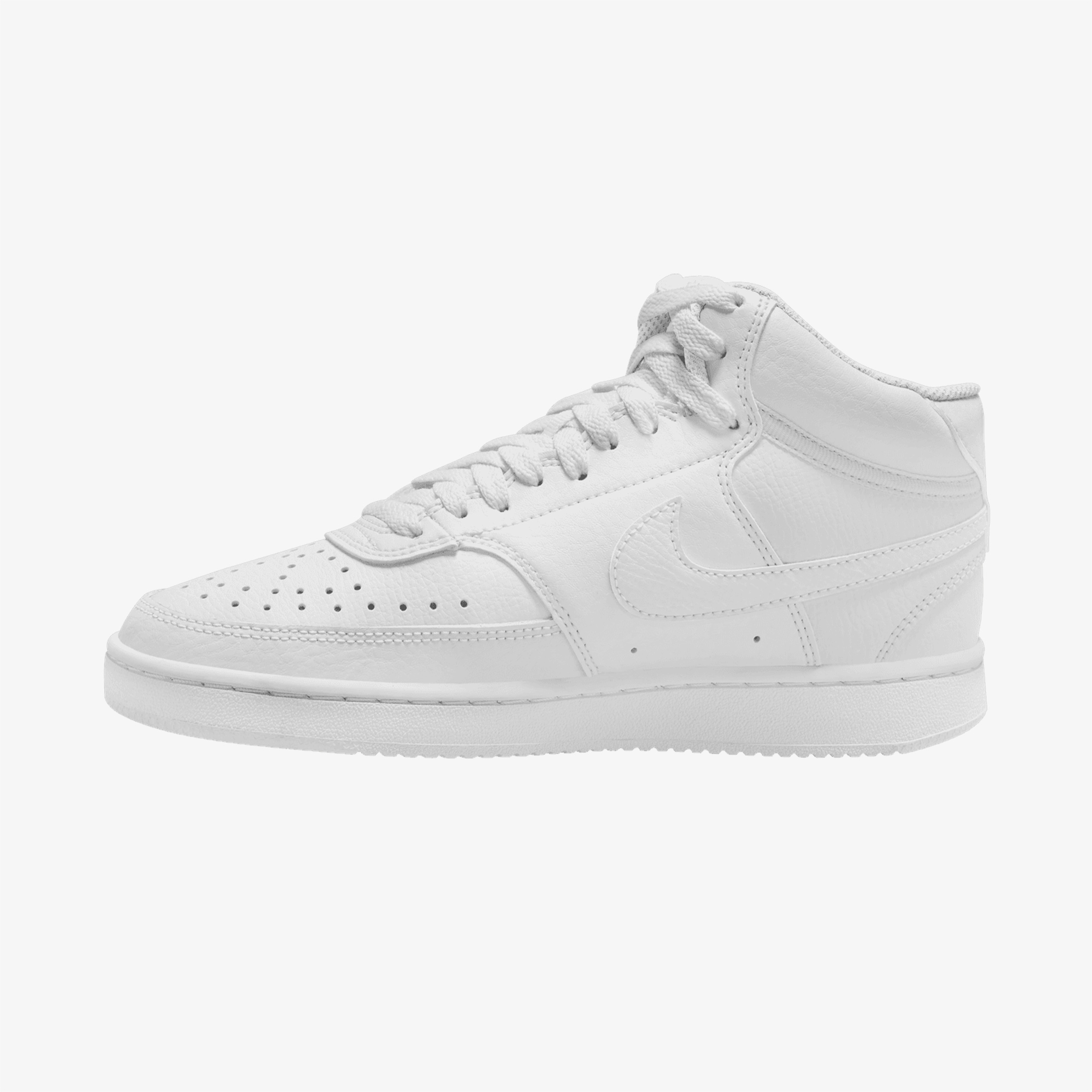 Nike Court Vision Mid Kadın Beyaz Günlük Sneaker
