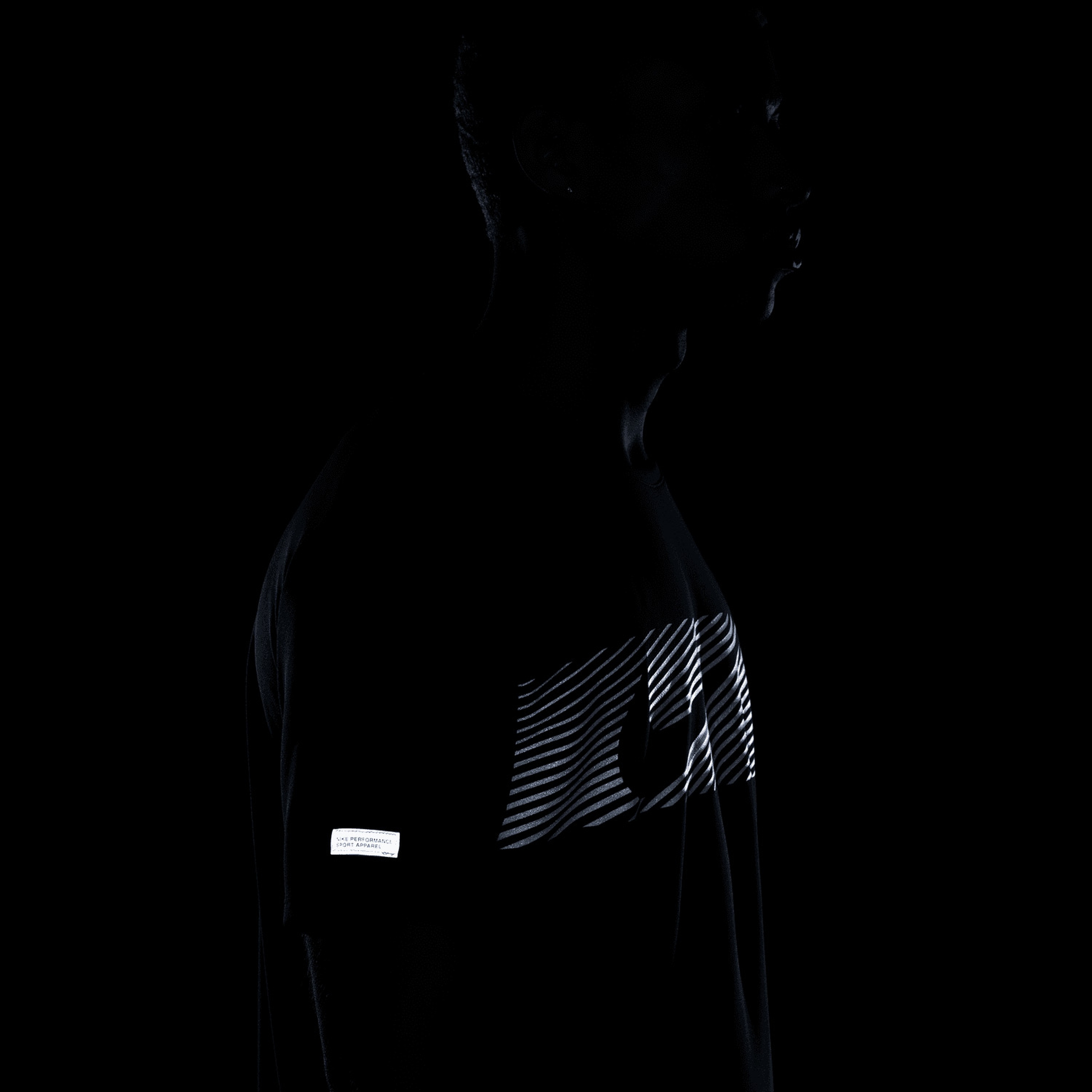 Nike Miler Flash Dri-Fit UV Erkek Mavi Günlük T-Shirt