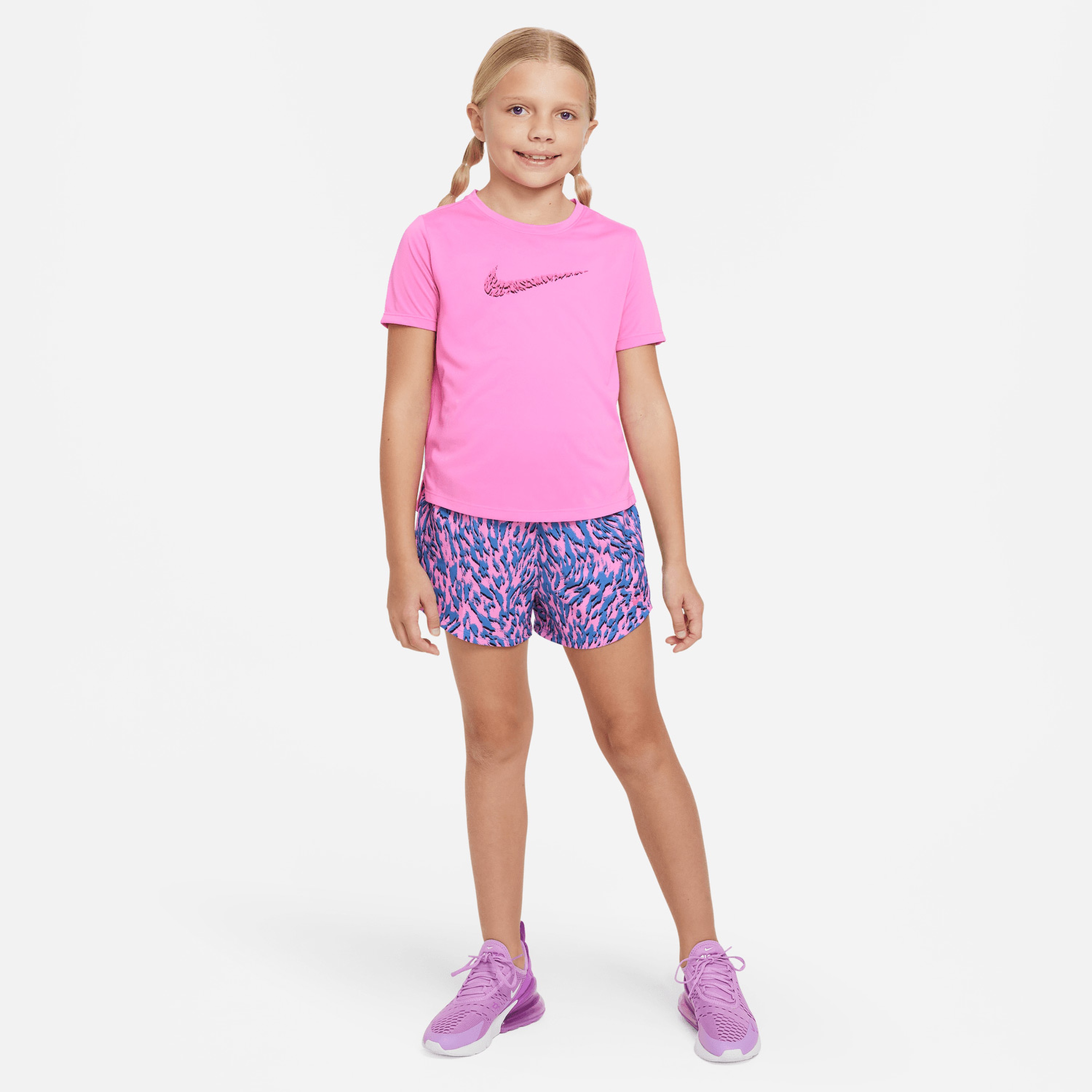 Nike One Çocuk Pembe Günlük T-Shirt