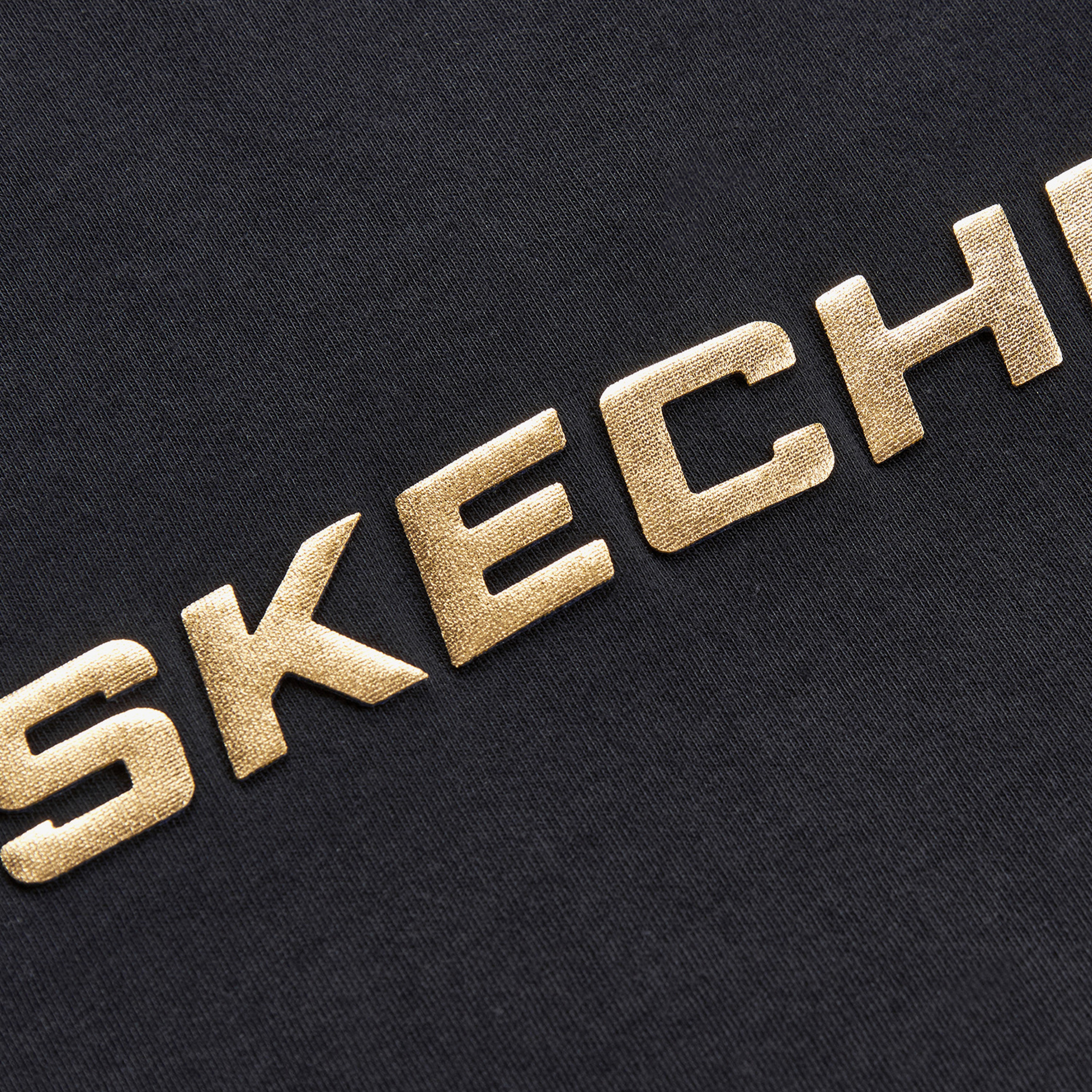 Skechers Graphic Kadın Siyah Günlük T-Shirt