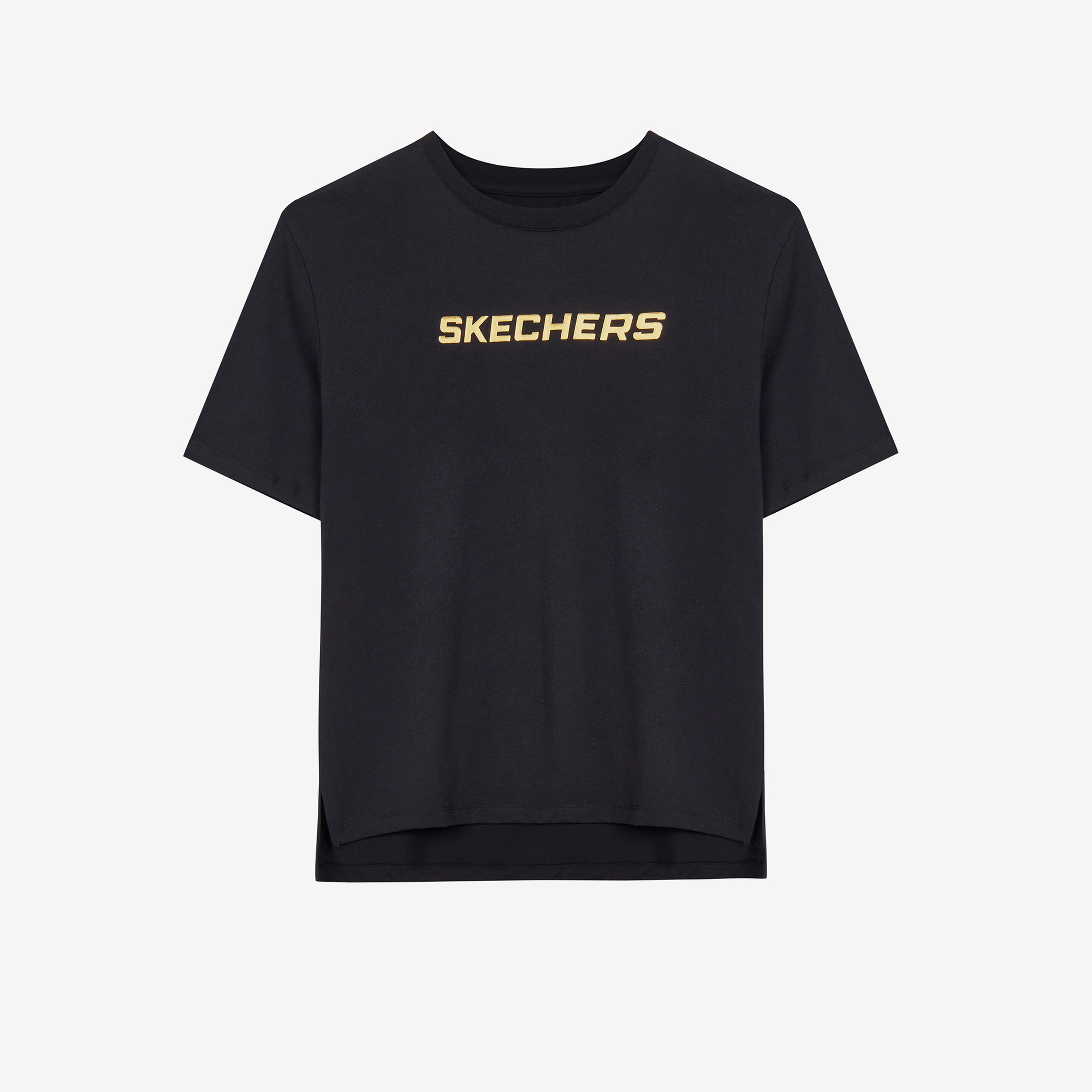 Skechers Graphic Kadın Siyah Günlük T-Shirt