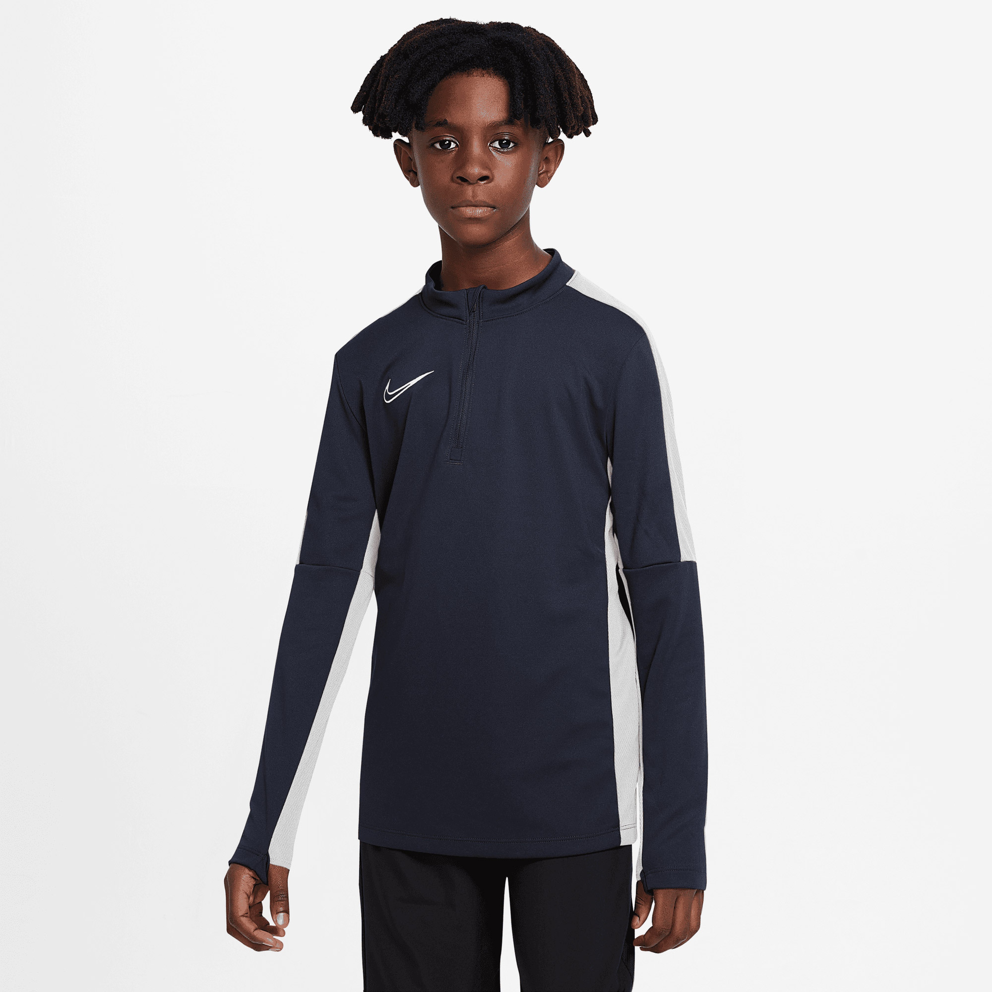 Nike Dri-Fit Academy23 Çocuk Mavi Futbol Sweatshirt