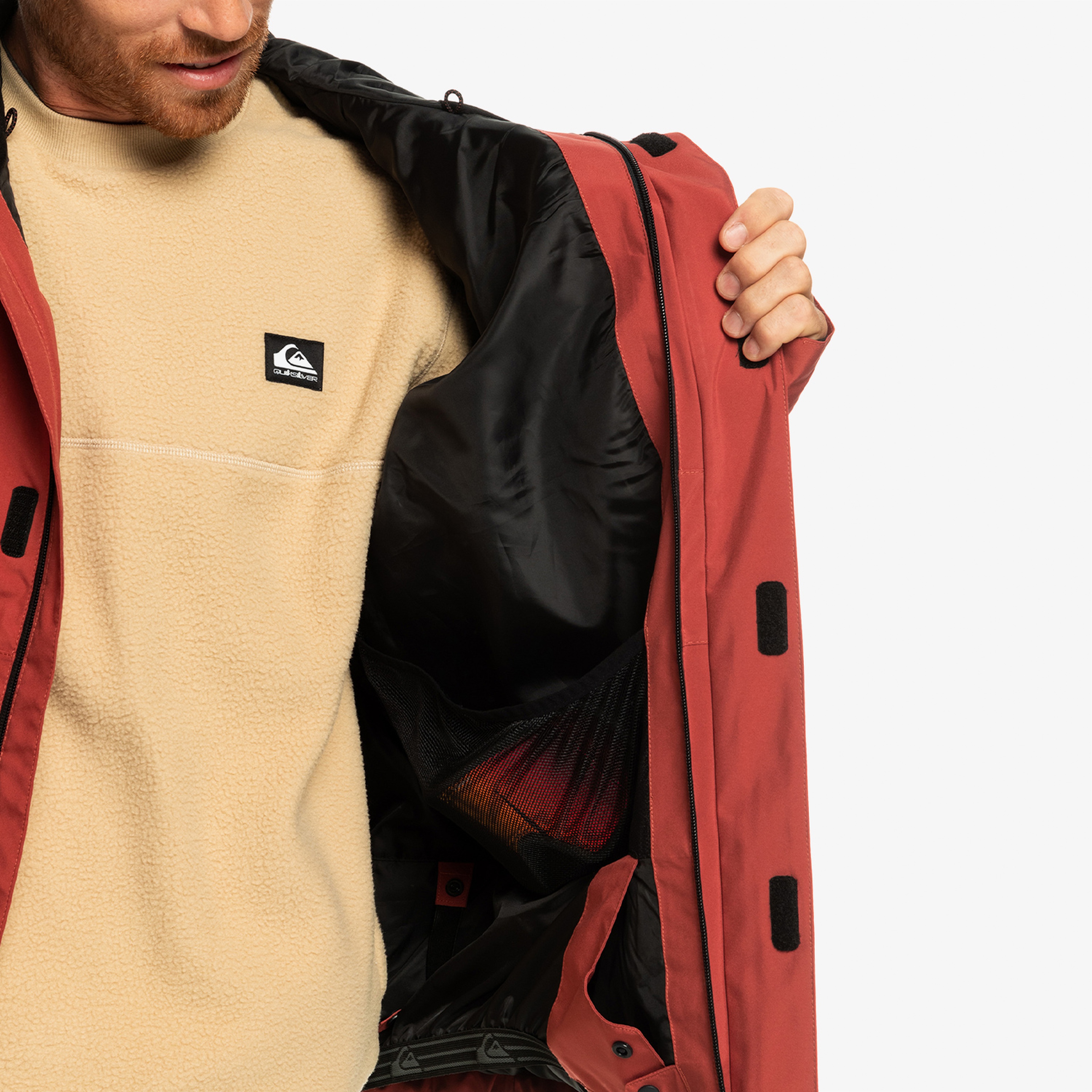 Quiksilver Radicalo Erkek Kahverengi Kayak Montu