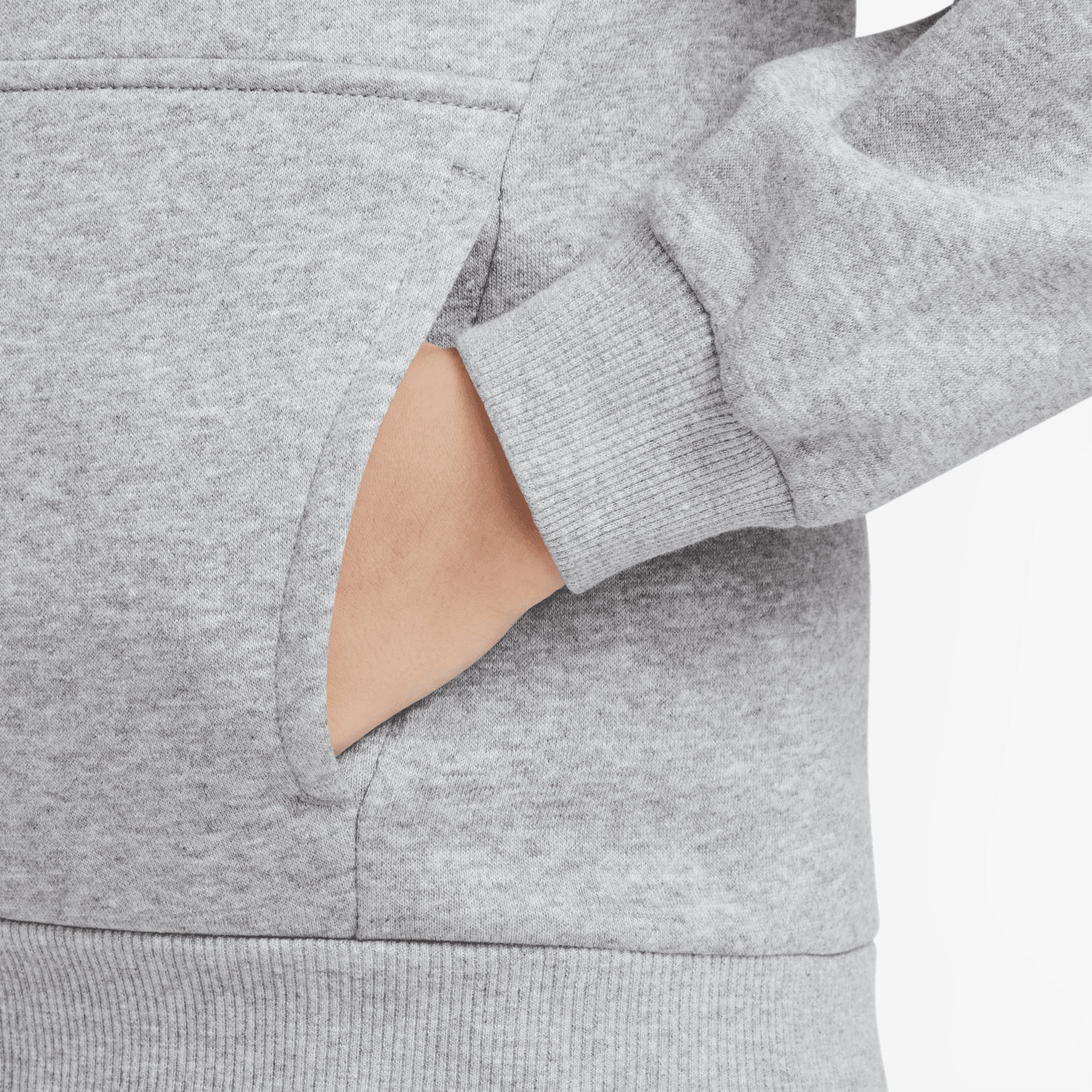 Nike Club Fleece Çocuk Gri Günlük Sweatshirt