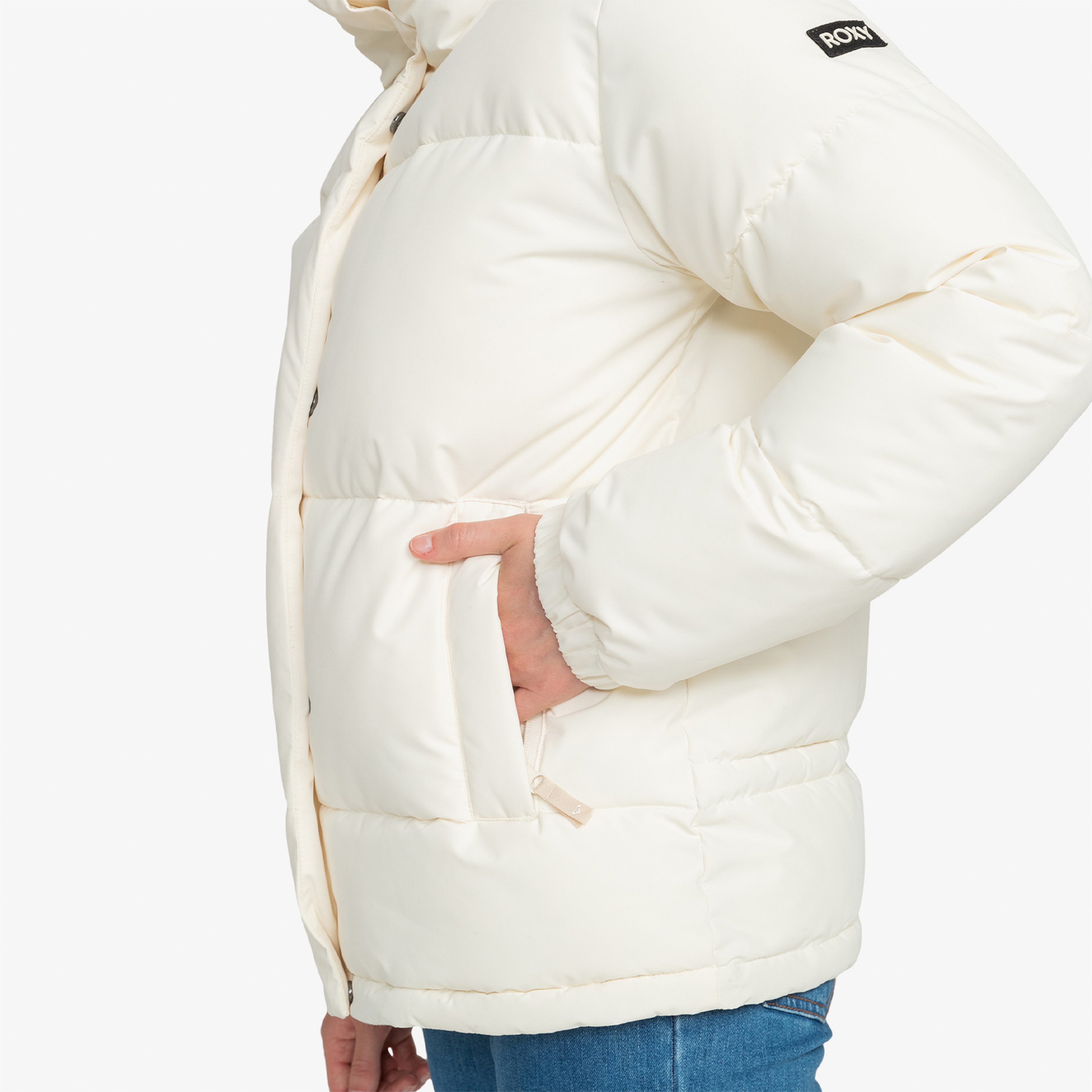 Roxy Winter Rebel Kadın Beyaz Kayak Montu