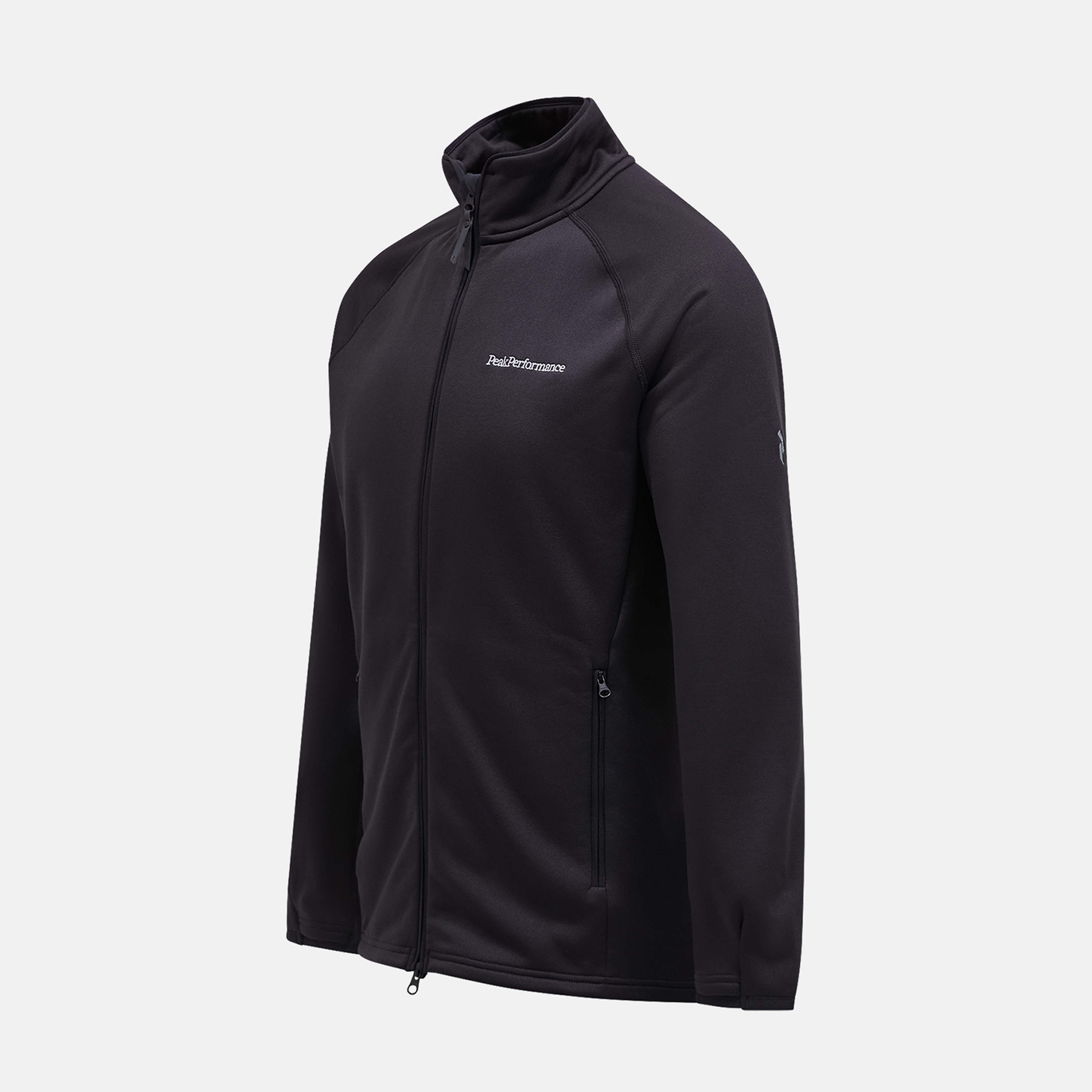 Peak Performance Chill Light Zip Erkek Siyah Outdoor Polar