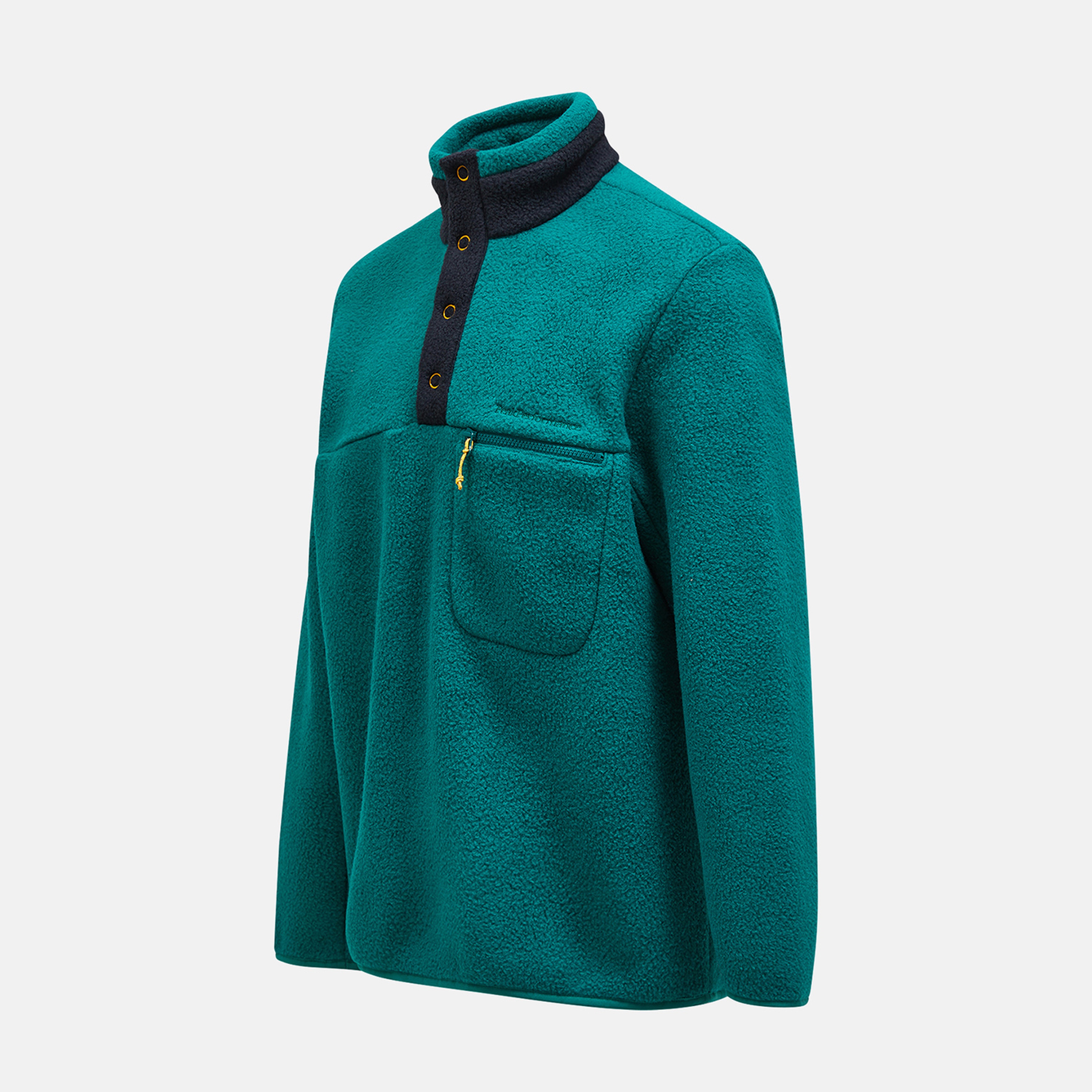 Peak Performance Fleece Snap Erkek Yeşil Outdoor Polar