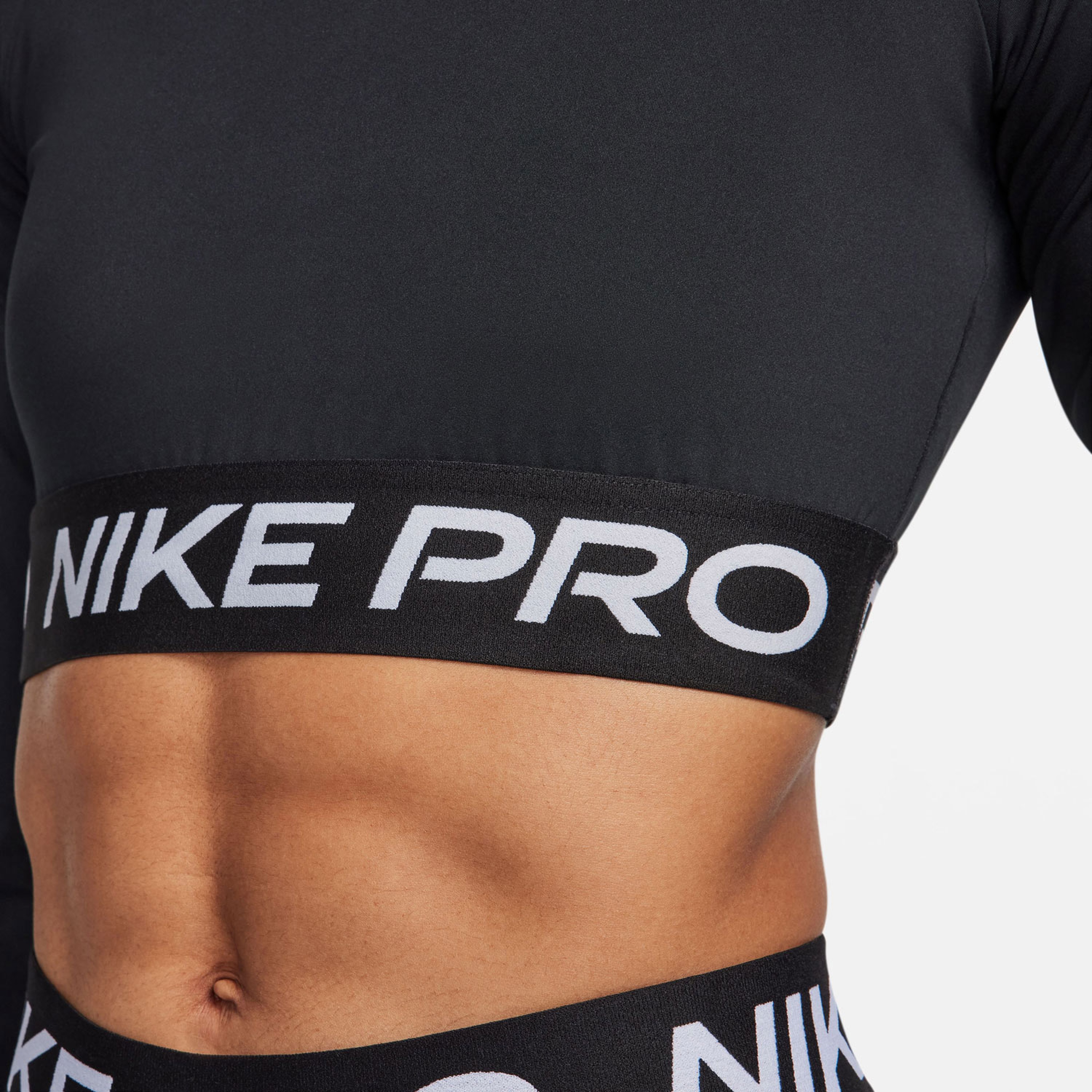 Nike Pro 365 Dri-Fit Kadın Siyah Antrenman T-Shirt