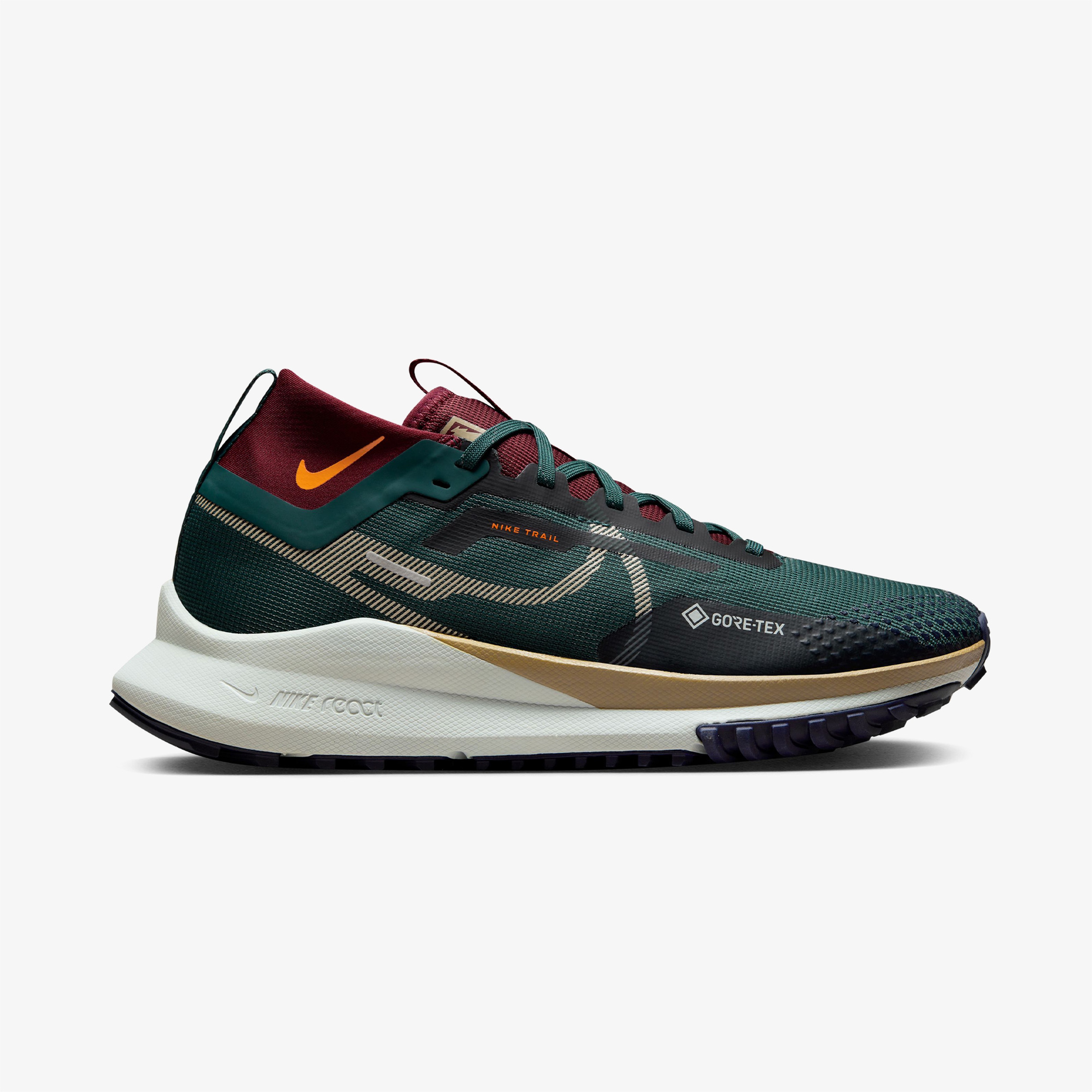 Nike React Pegasus Trail 4 GORE-TEX Erkek Yeşil Koşu Ayakkabısı