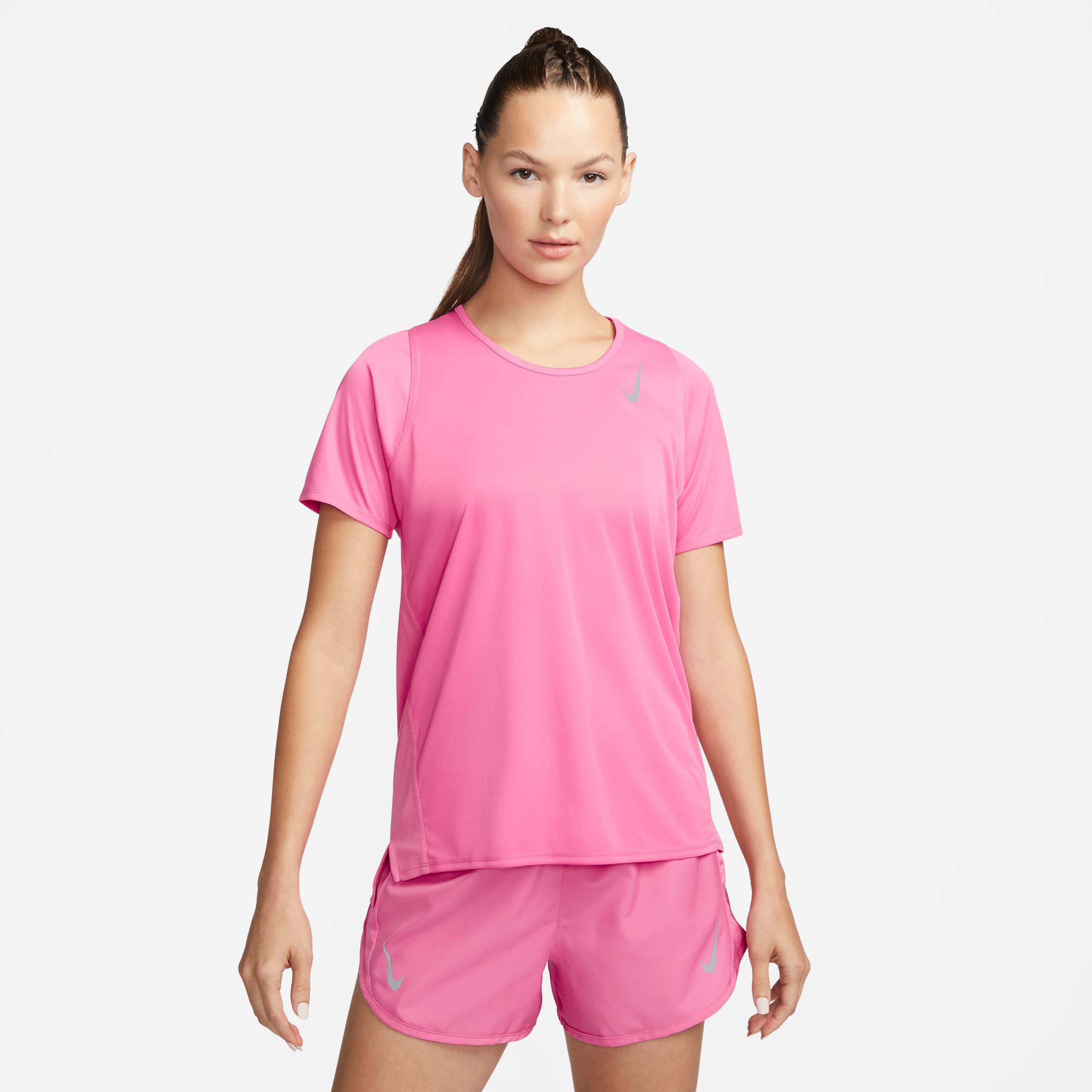 Nike Dri-Fit Race Top Kadın Pembe Koşu T-Shirt