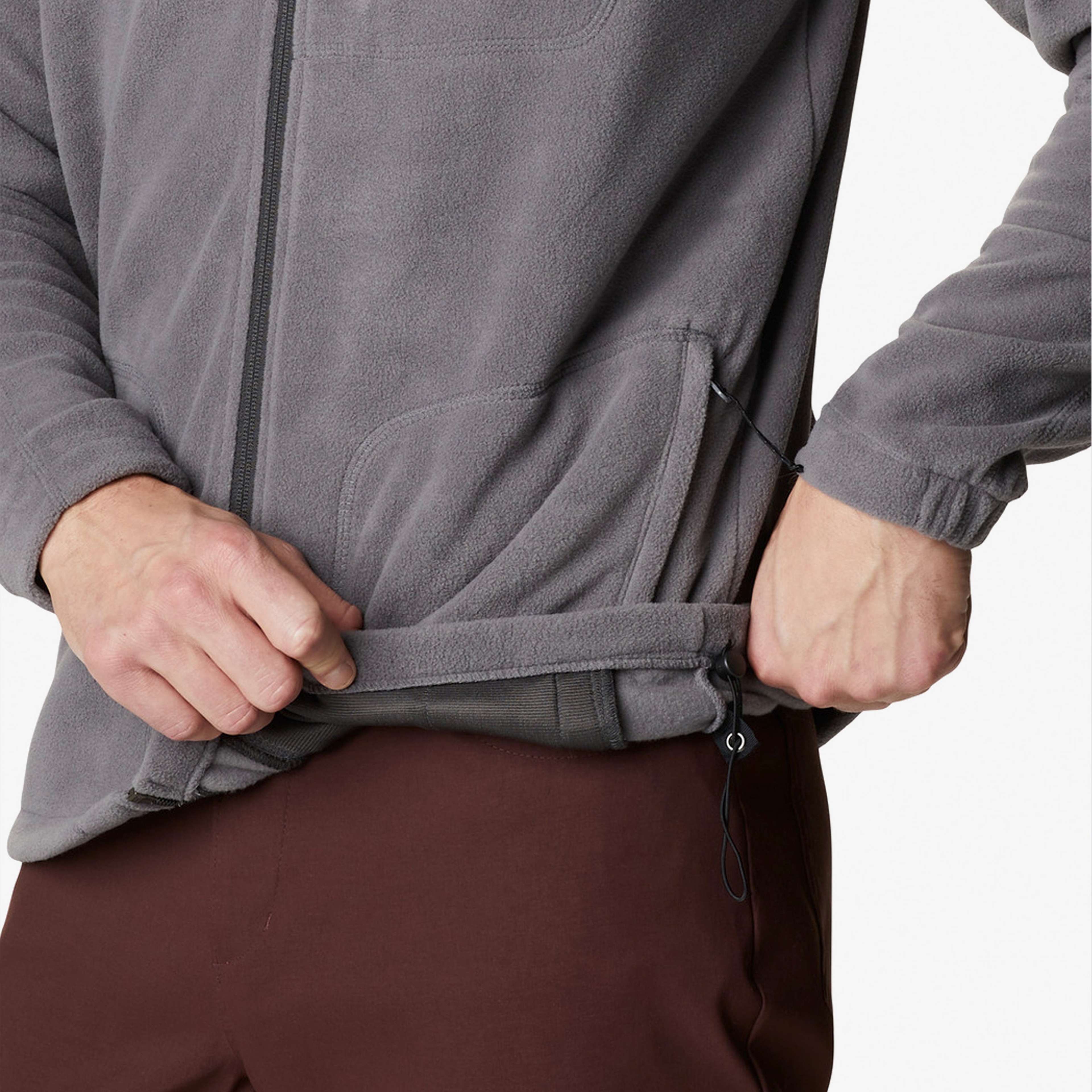 Columbia Fasttrek Full Zip Fleece Erkek Gri Outdoor Polar