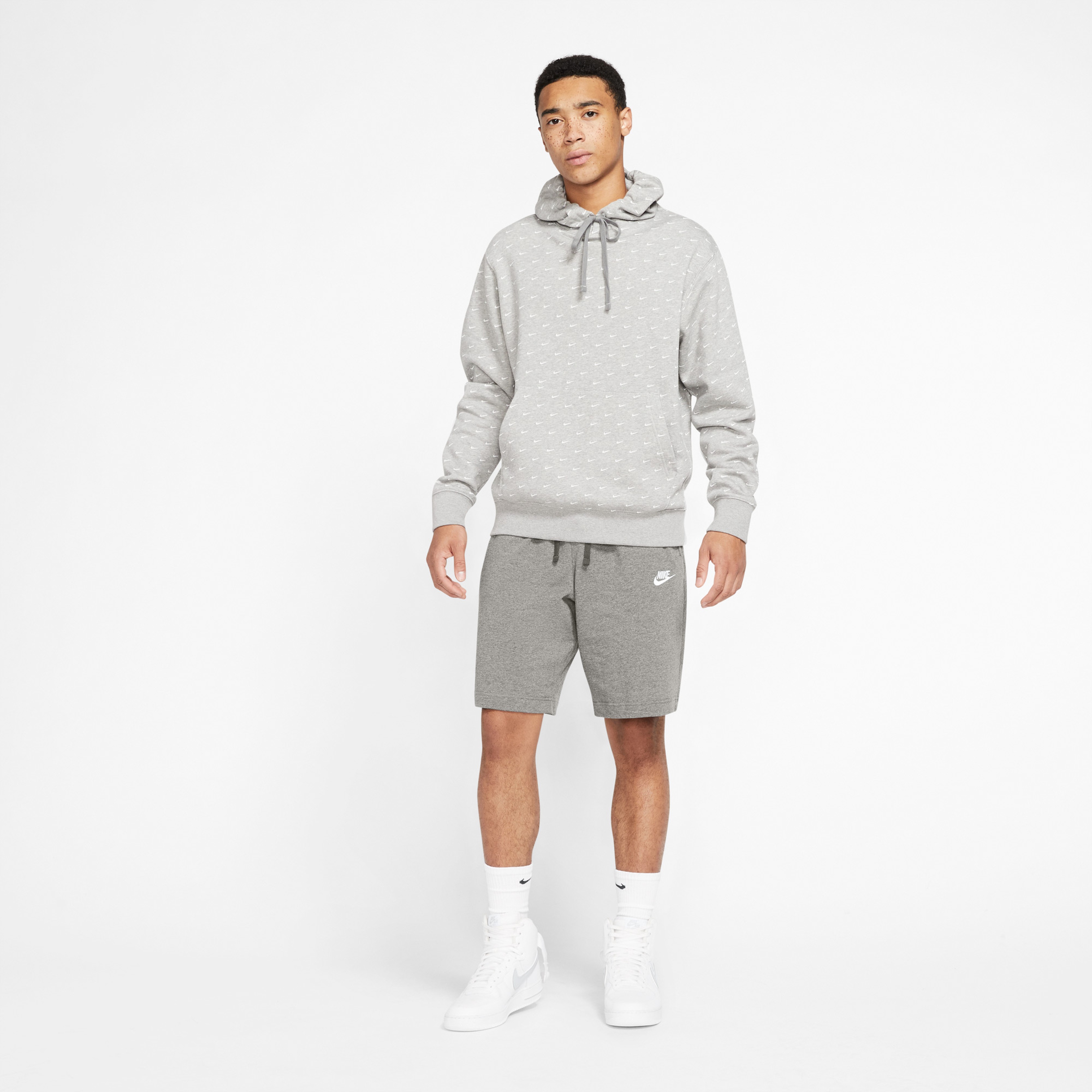 Nike M Nsw Club Jsy Erkek Gri Şort