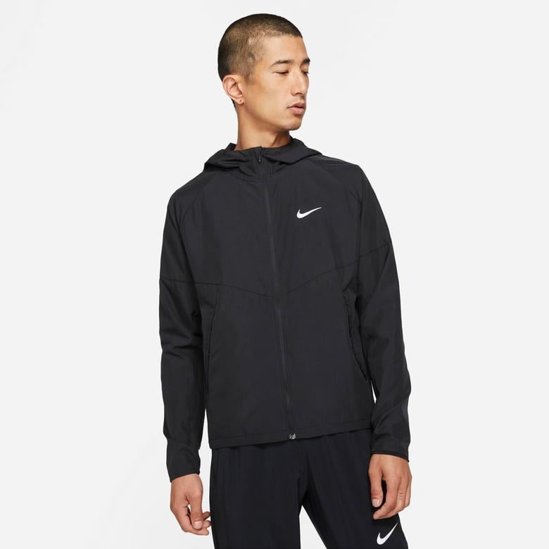 Nike Miler Erkek Siyah Koşu Ceketi