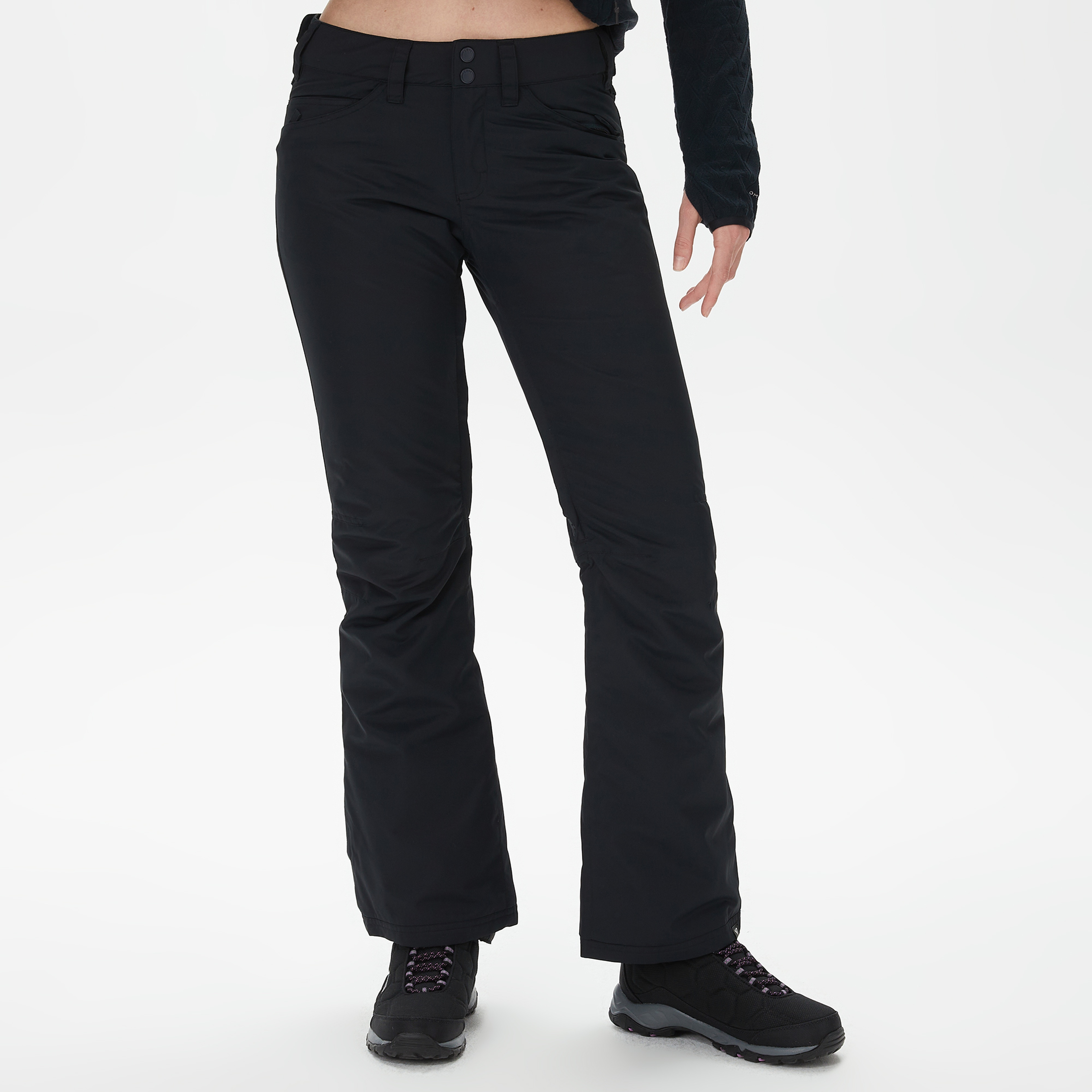 Roxy Backyard Snpt Ykk0 Kadın Siyah Kayak Pantolonu