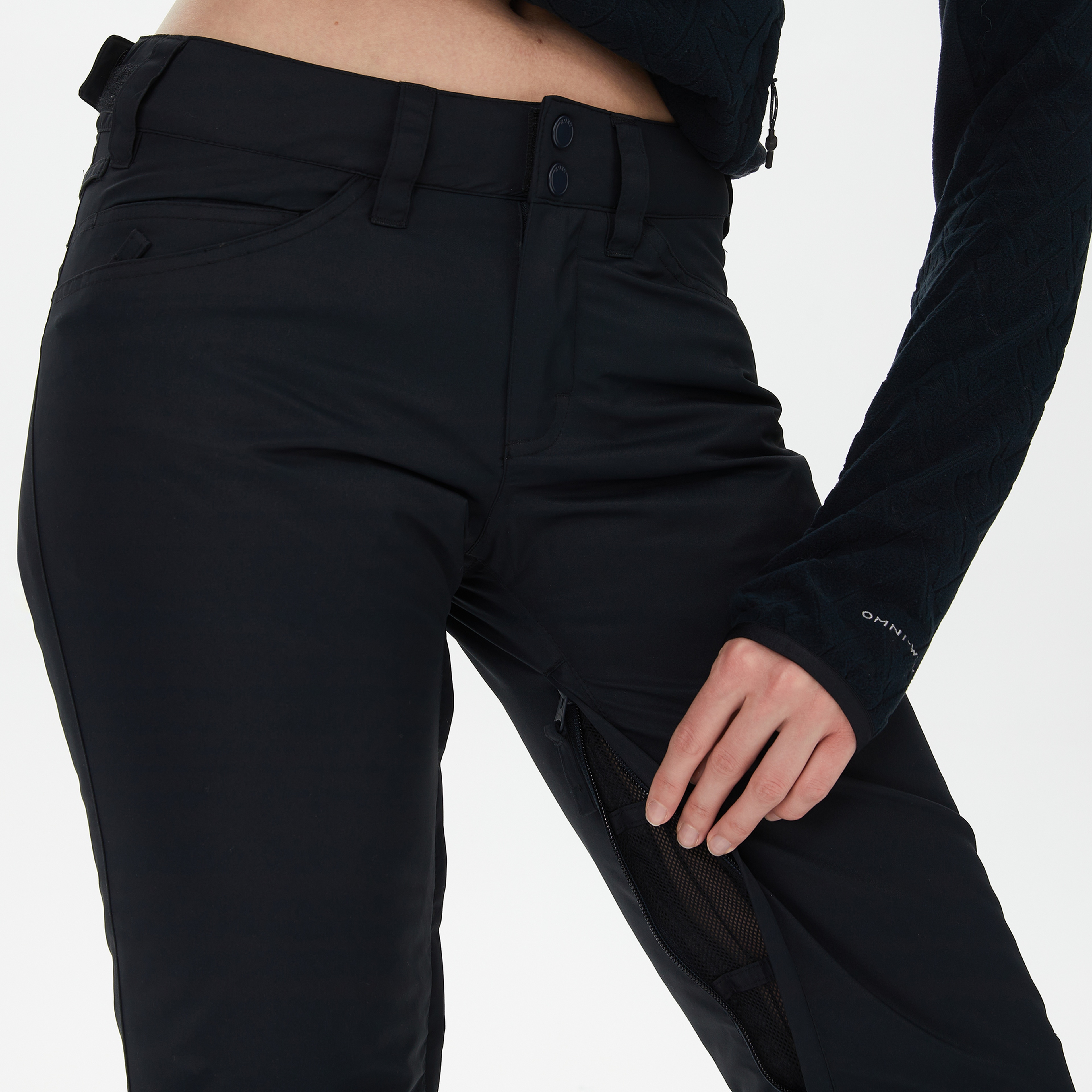Roxy Backyard Snpt Ykk0 Kadın Siyah Kayak Pantolonu