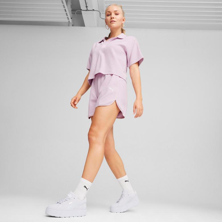 Puma Her Kadın Mor Günlük T-Shirt