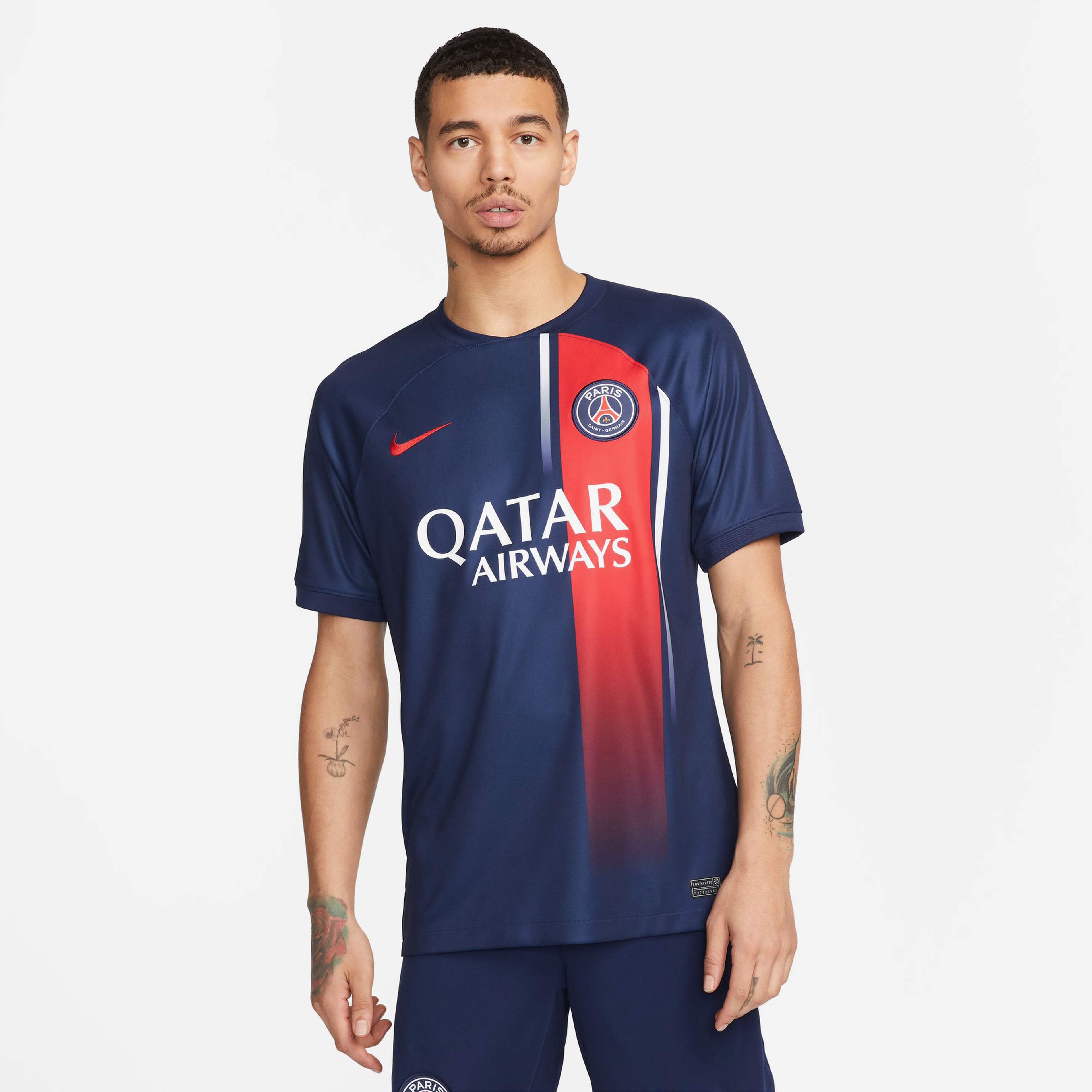 Nike Paris Saint-Germain 2023/24 Stadium Erkek Mavi Futbol Forması
