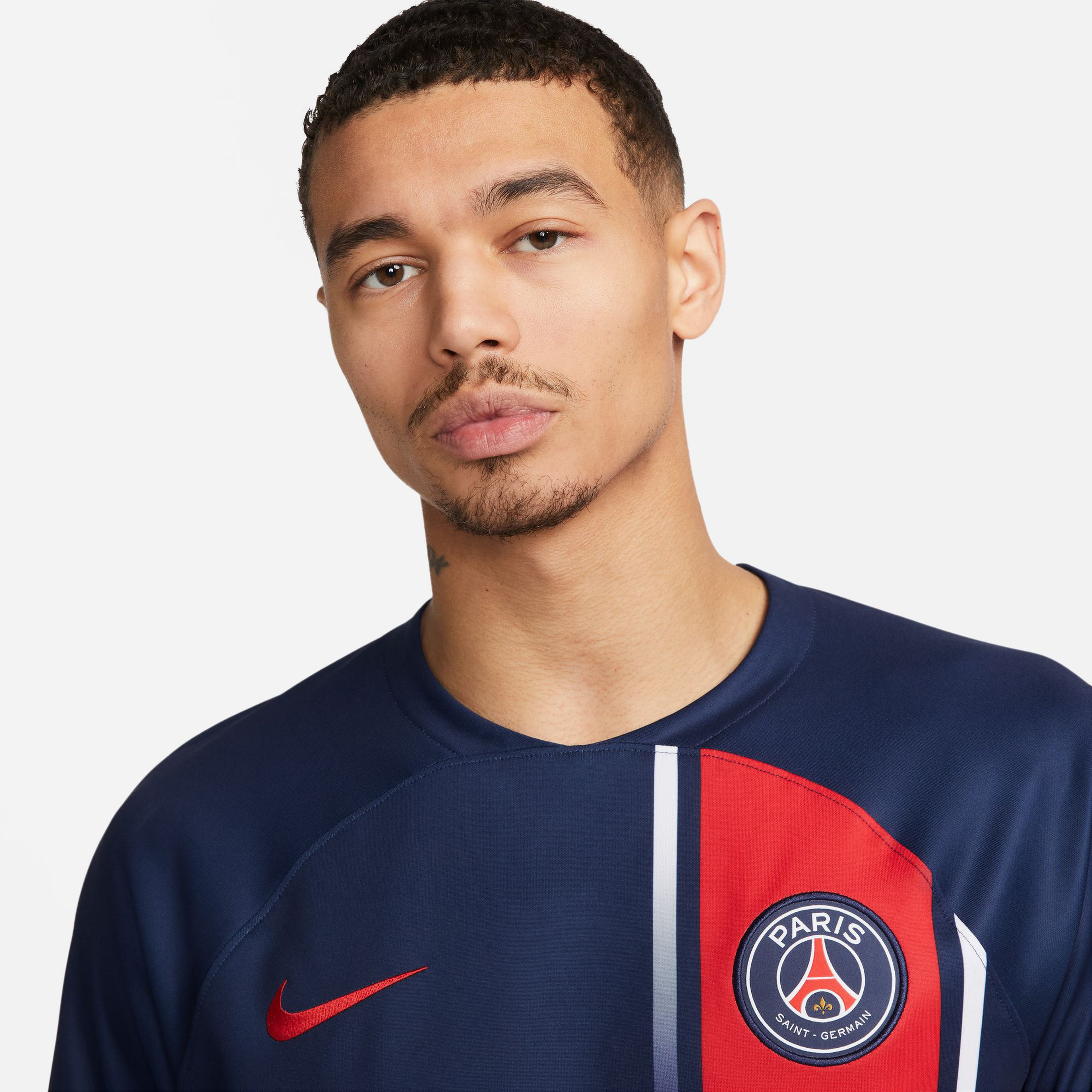 Nike Paris Saint-Germain 2023/24 Stadium Erkek Mavi Futbol Forması