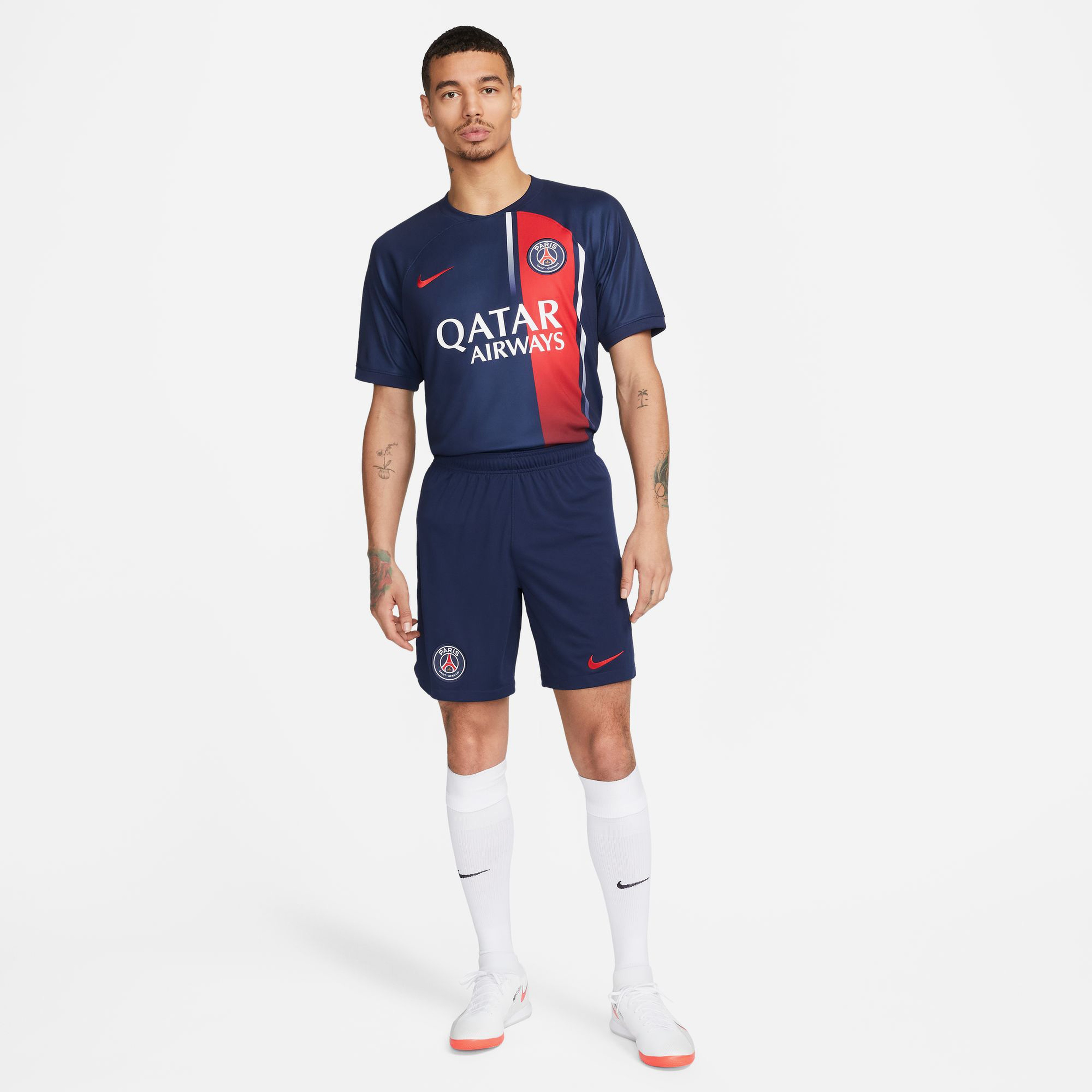 Nike Paris Saint-Germain 2023/24 Stadium Erkek Mavi Futbol Forması
