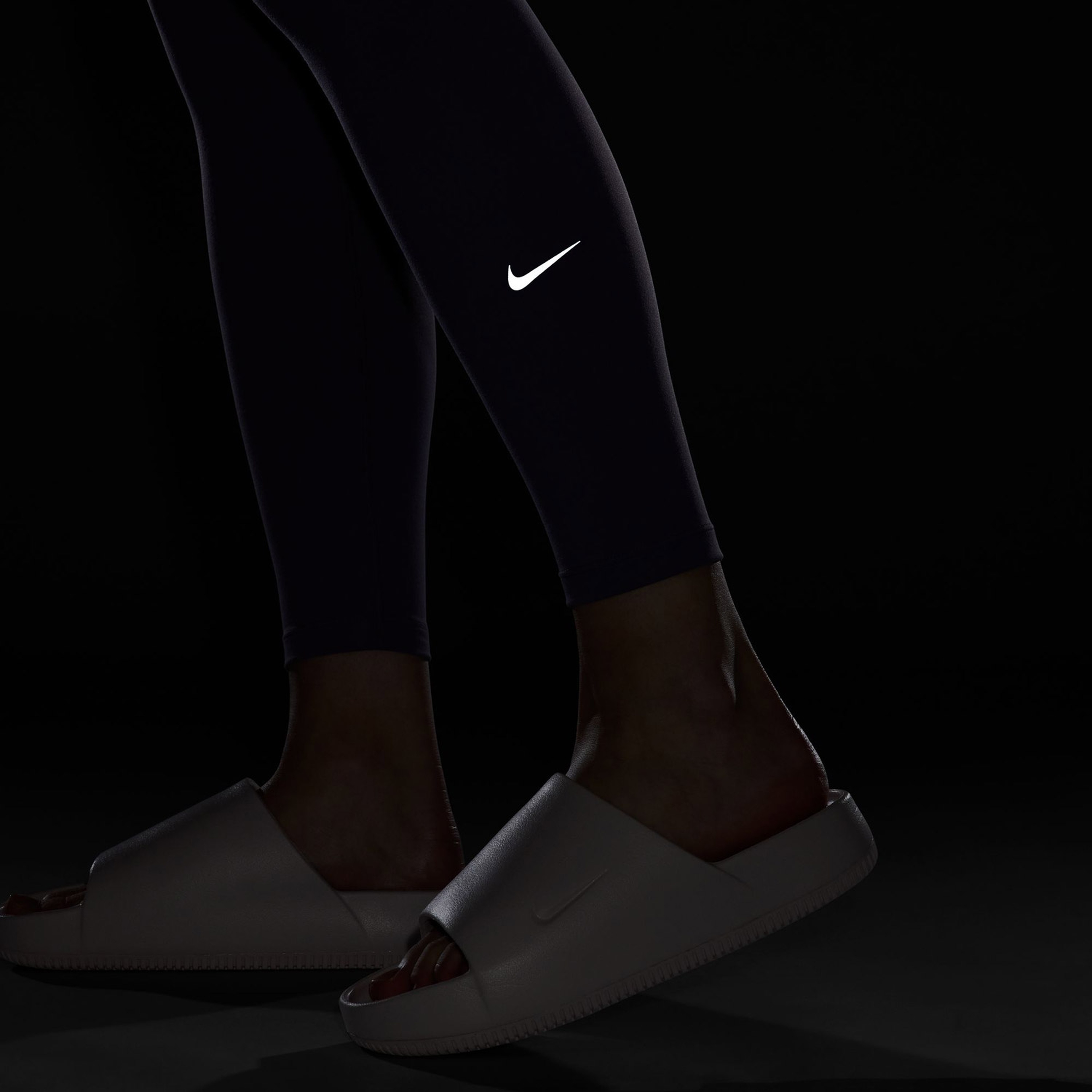 Nike One Dri-Fit One Kadın Mor Tayt