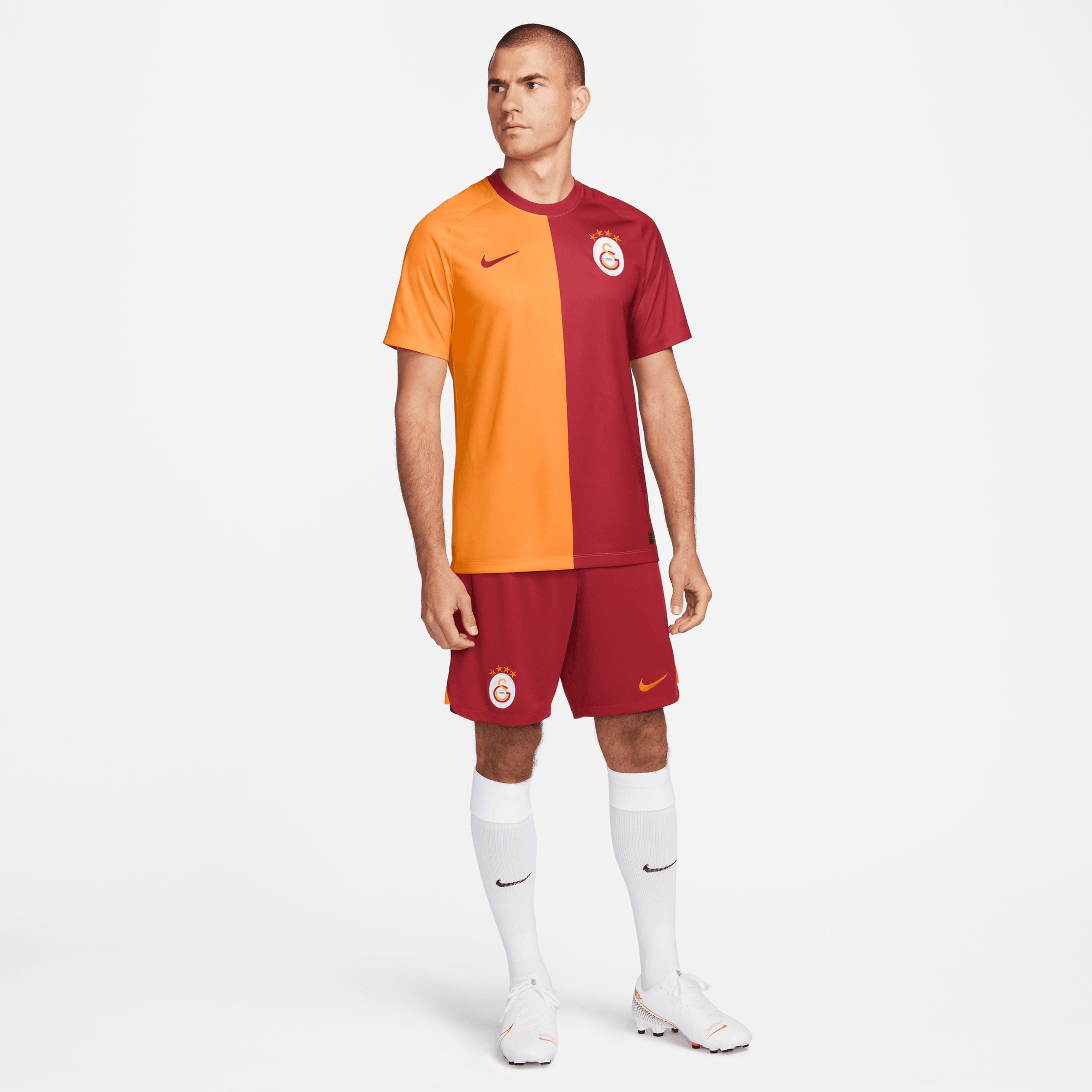 Nike Galatasaray Dri-Fit Erkek Kırmızı Parçalı Futbol Forması