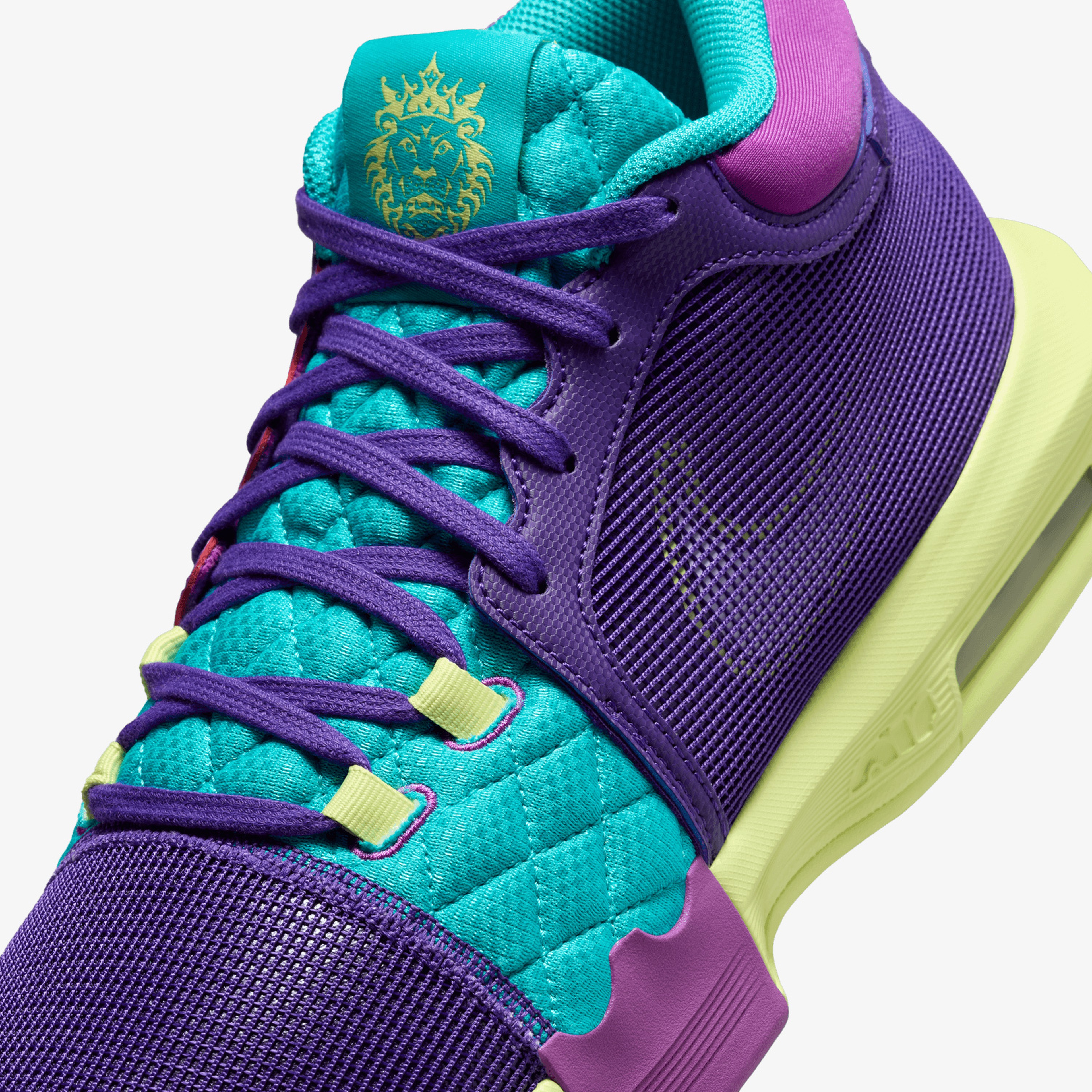 Nike Lebron Witness VIII Erkek Mor Basketbol Ayakkabısı