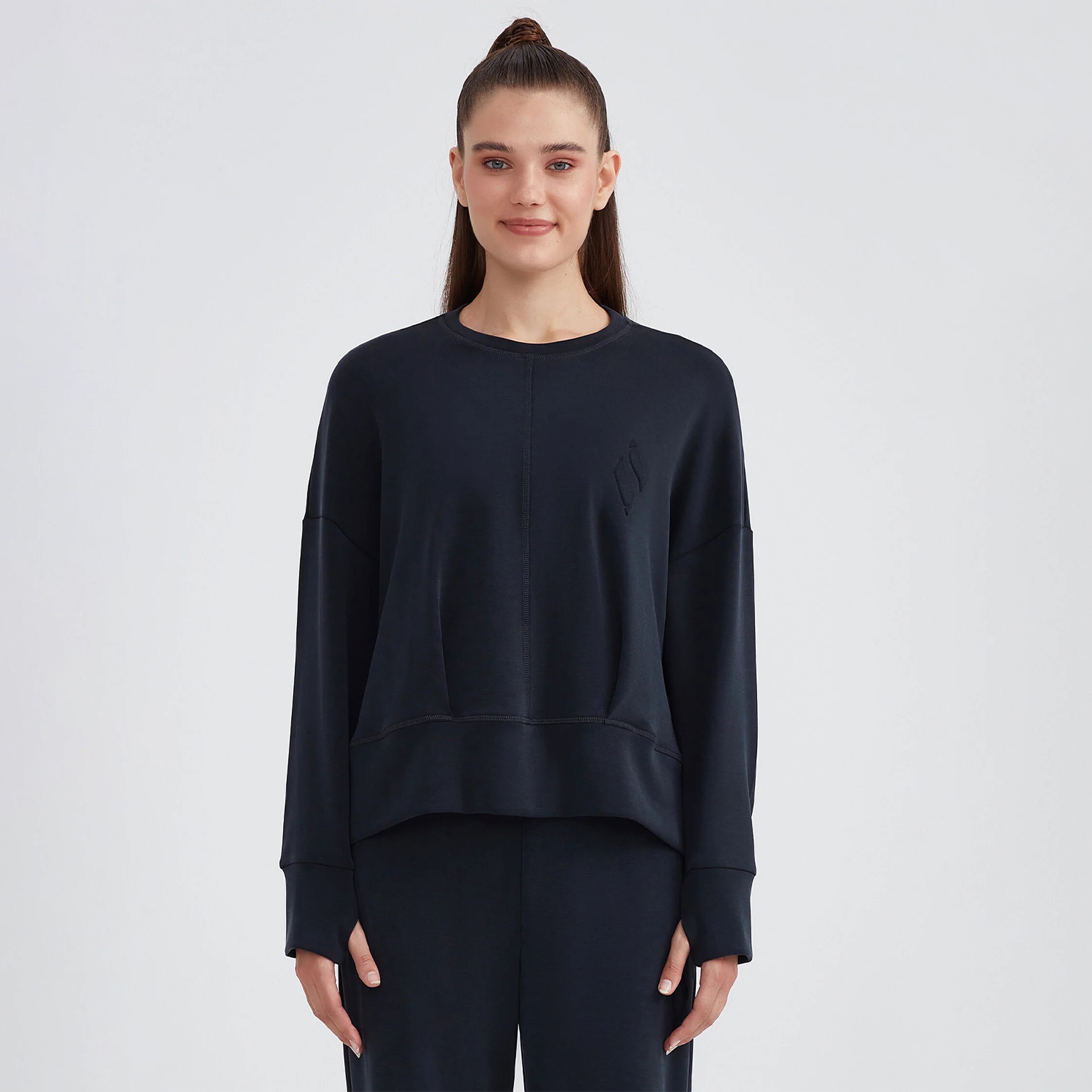 Skechers Kadın Siyah Günlük Sweatshirt