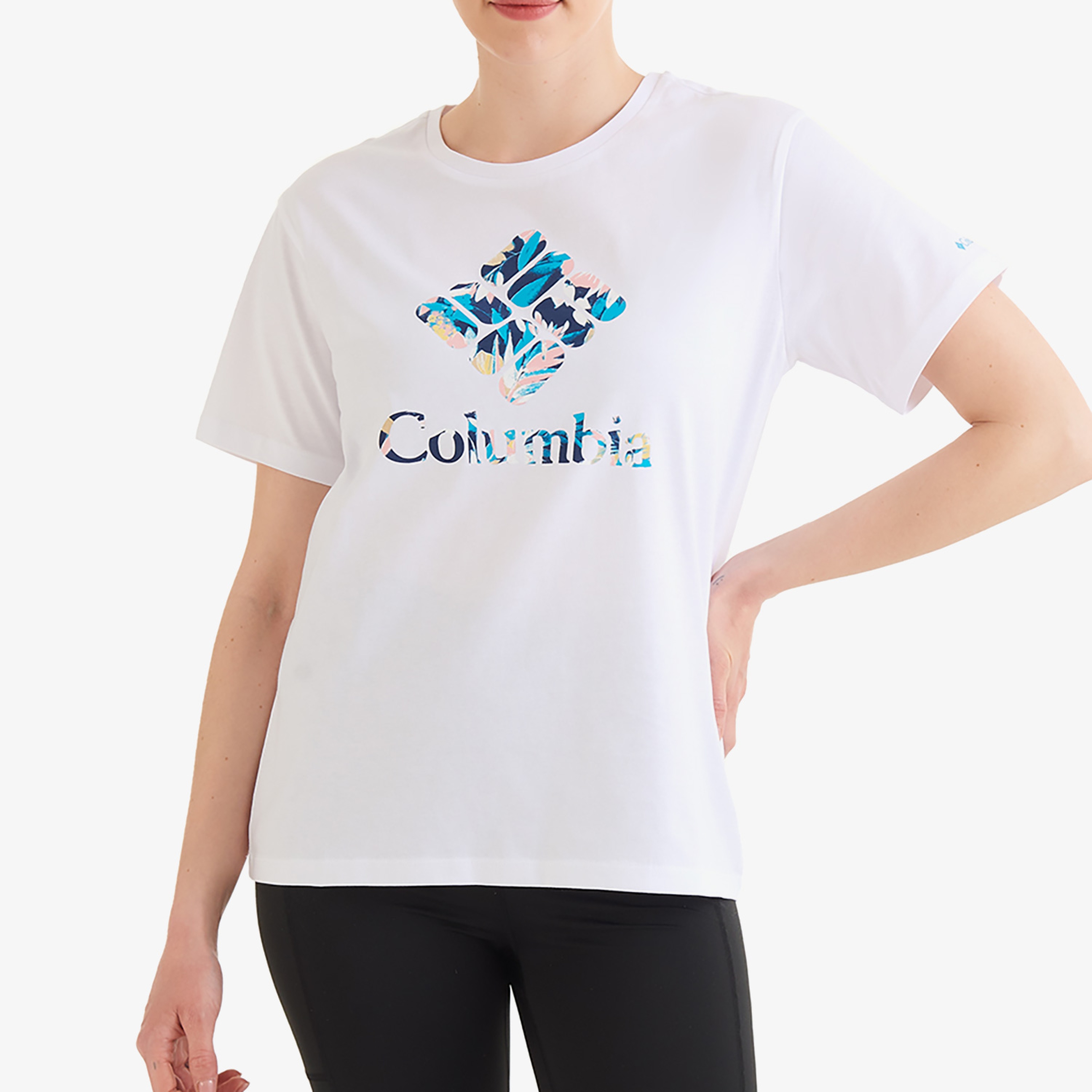 Columbia Boundless Erkek Beyaz Günlük T-Shirt
