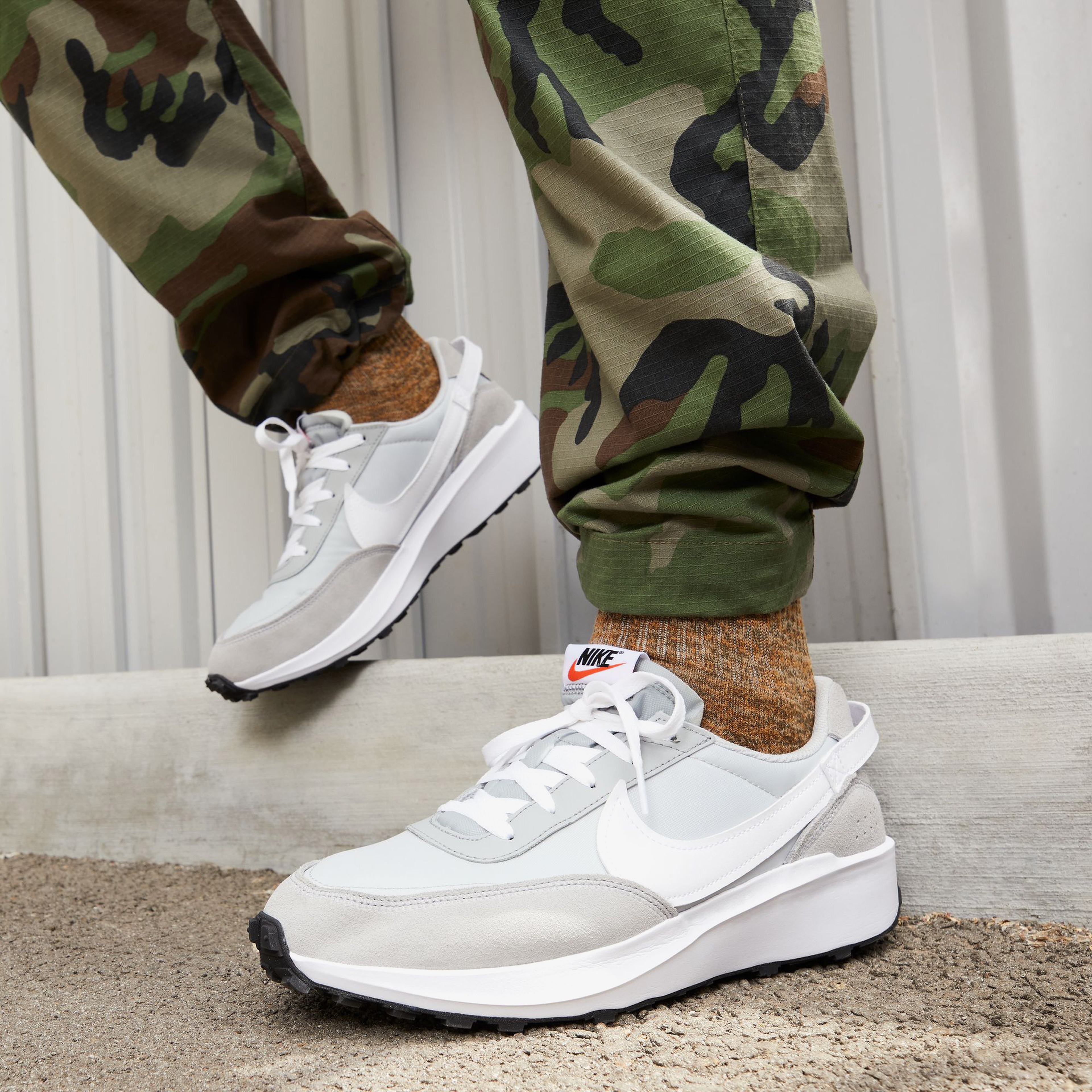Nike Waffle Debut Erkek Gri Sneaker