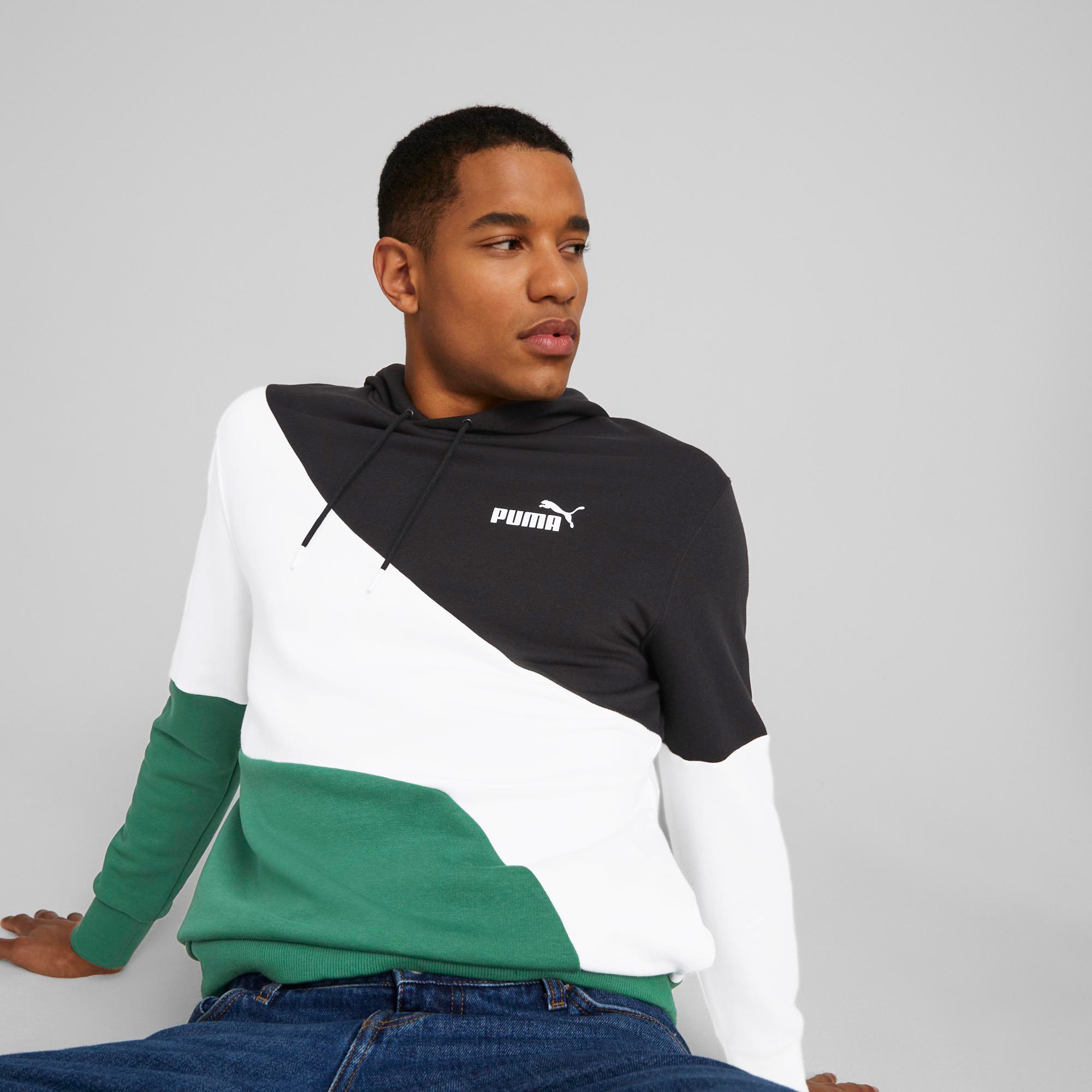 Puma Puma Power Cat Hoodie Tr Vine Erkek Renkli Günlük Sweatshirt