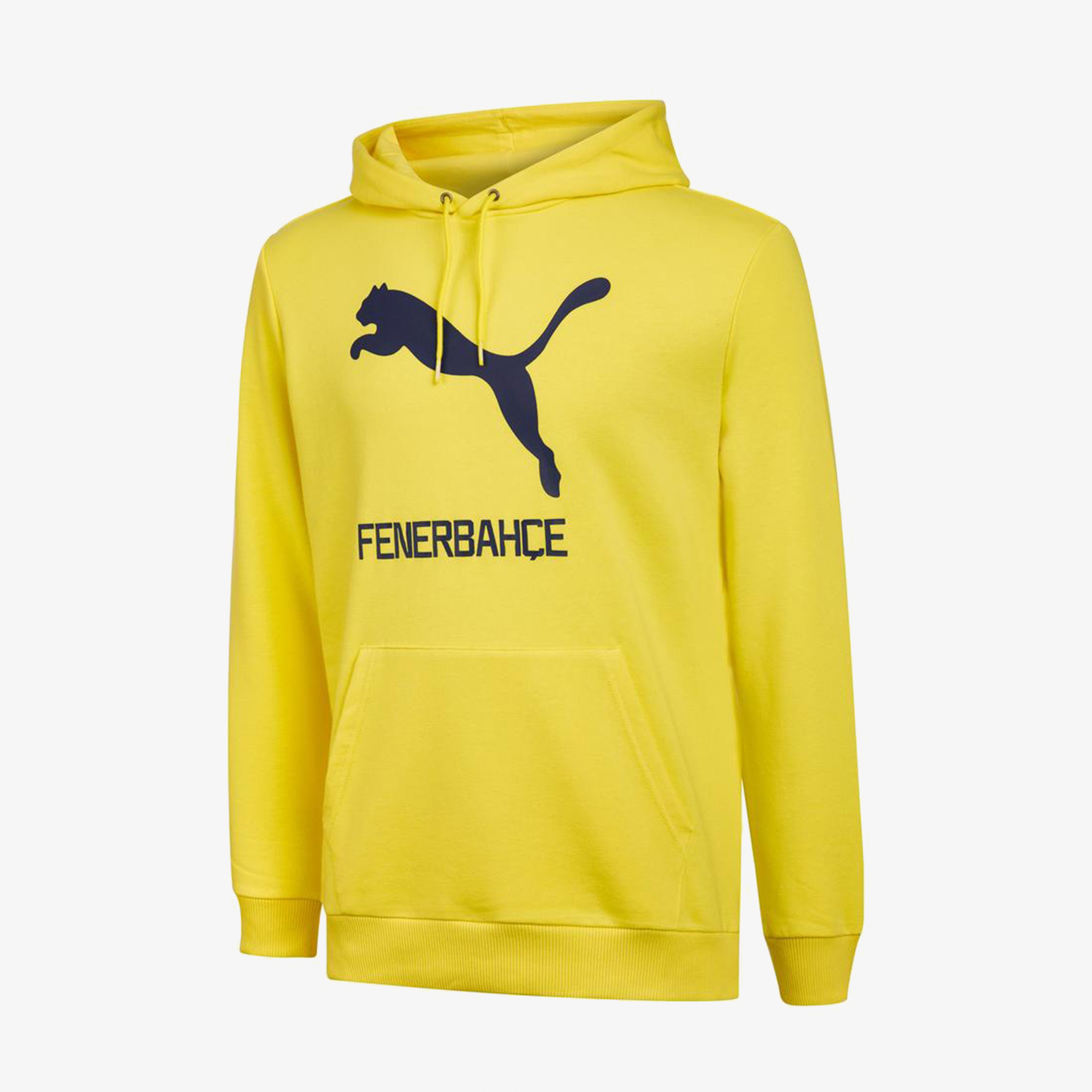 Puma Fenerbahçe S.k Cat 22-23 Unisex Sarı Kapüşonlu Sweatshirt