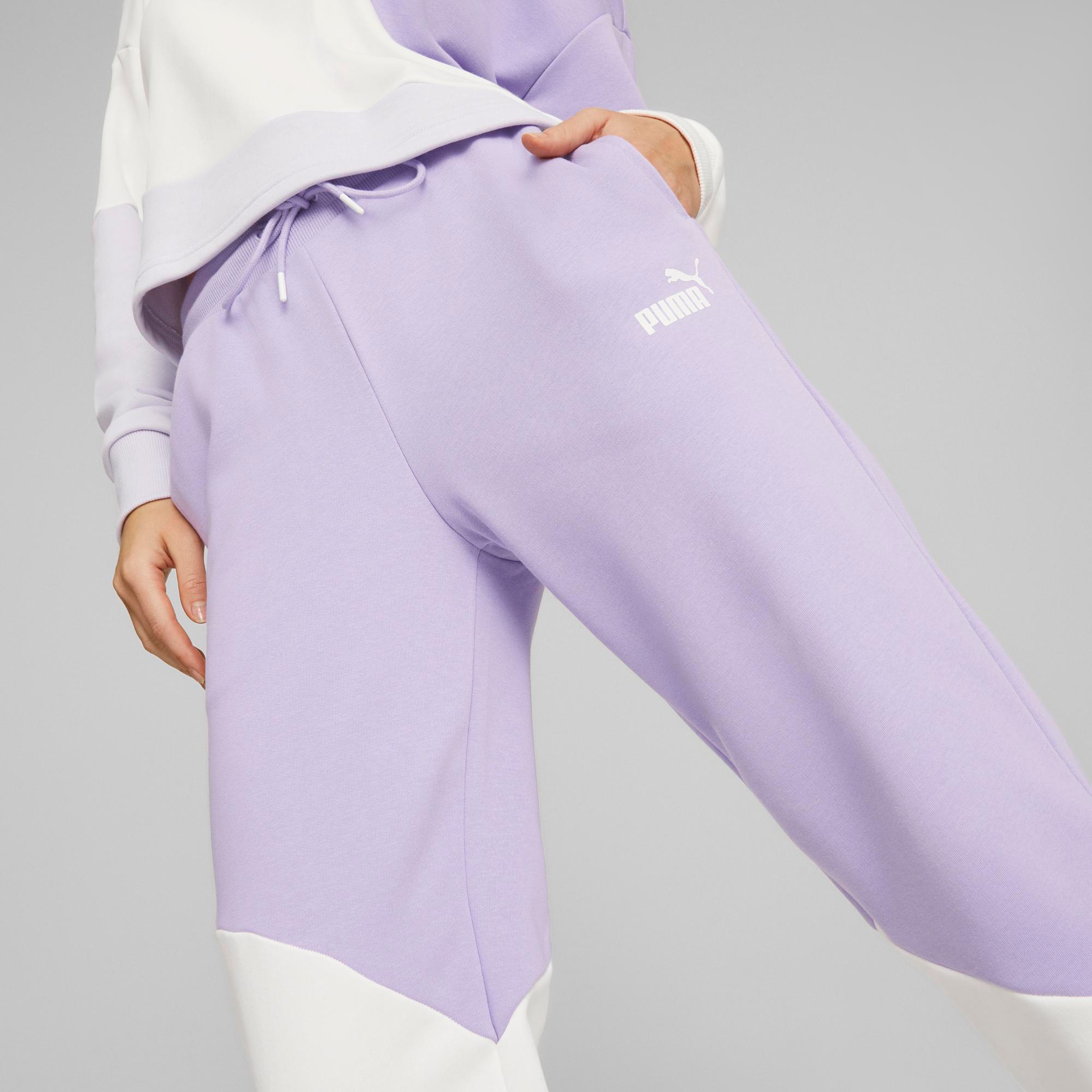 Puma Power Cat Vivid Violet Kadın Mor Eşofman Altı