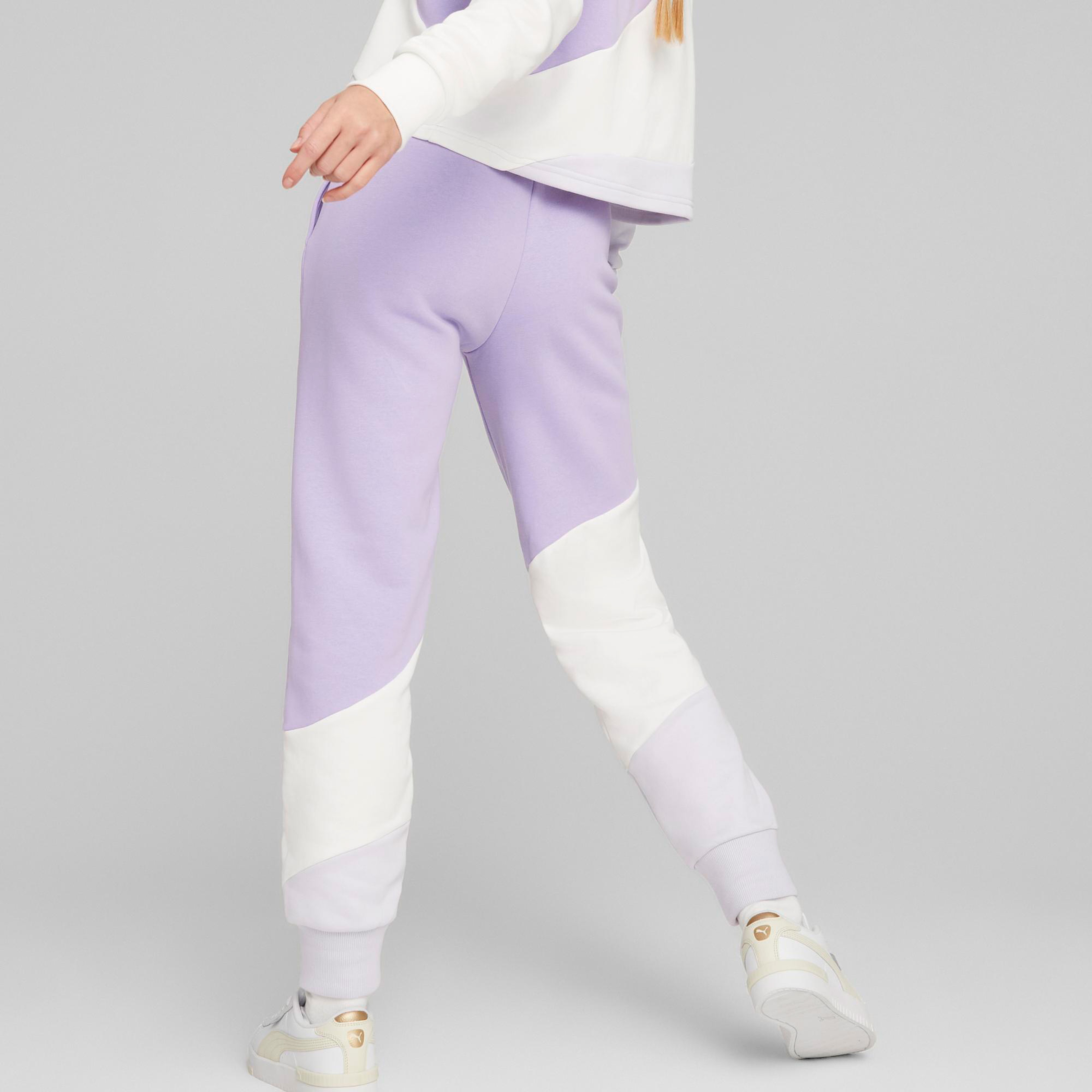 Puma Power Cat Vivid Violet Kadın Mor Eşofman Altı