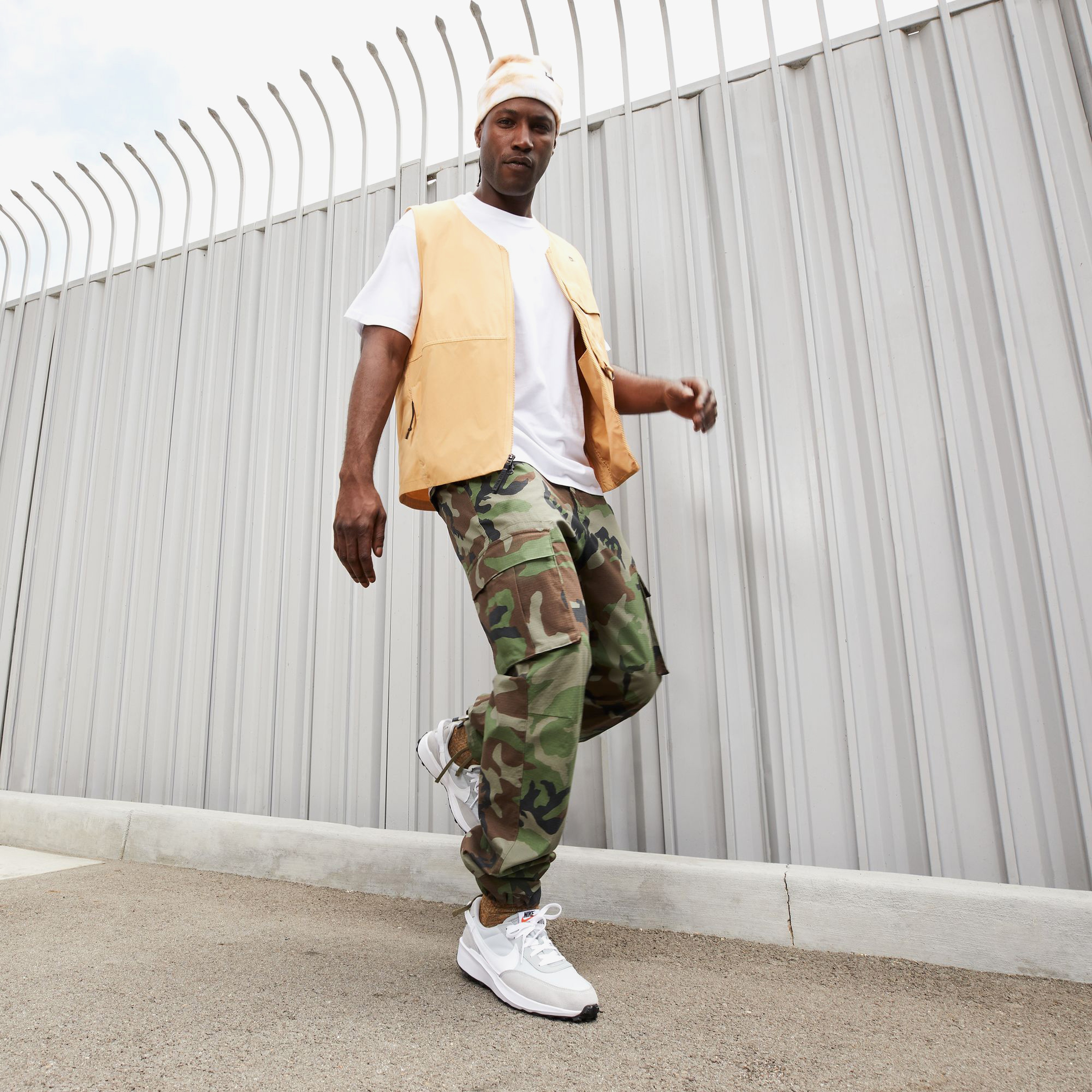 Nike Waffle Debut Erkek Gri Sneaker