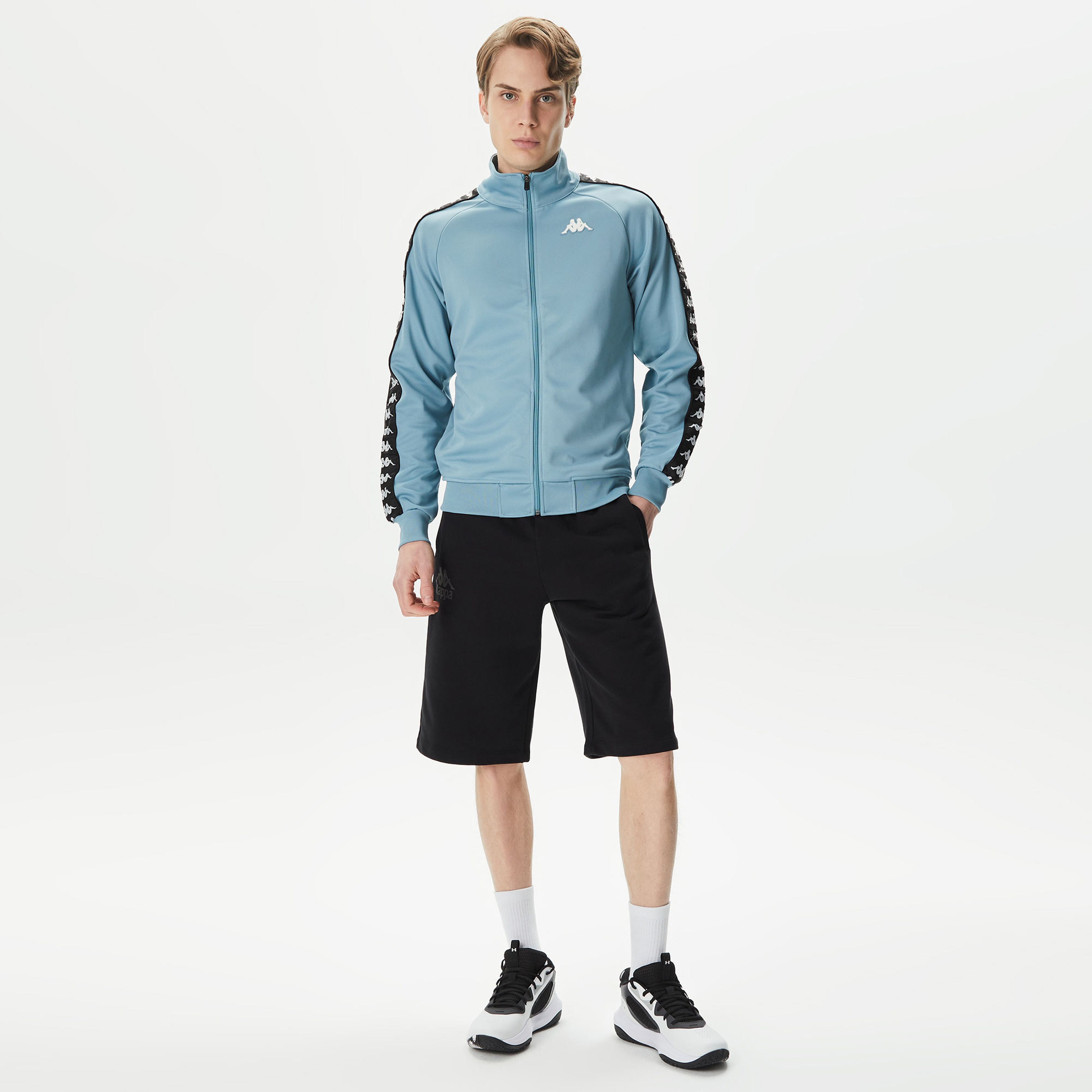 Kappa 222 Banda Aniston Erkek Mavi Sweatshirt