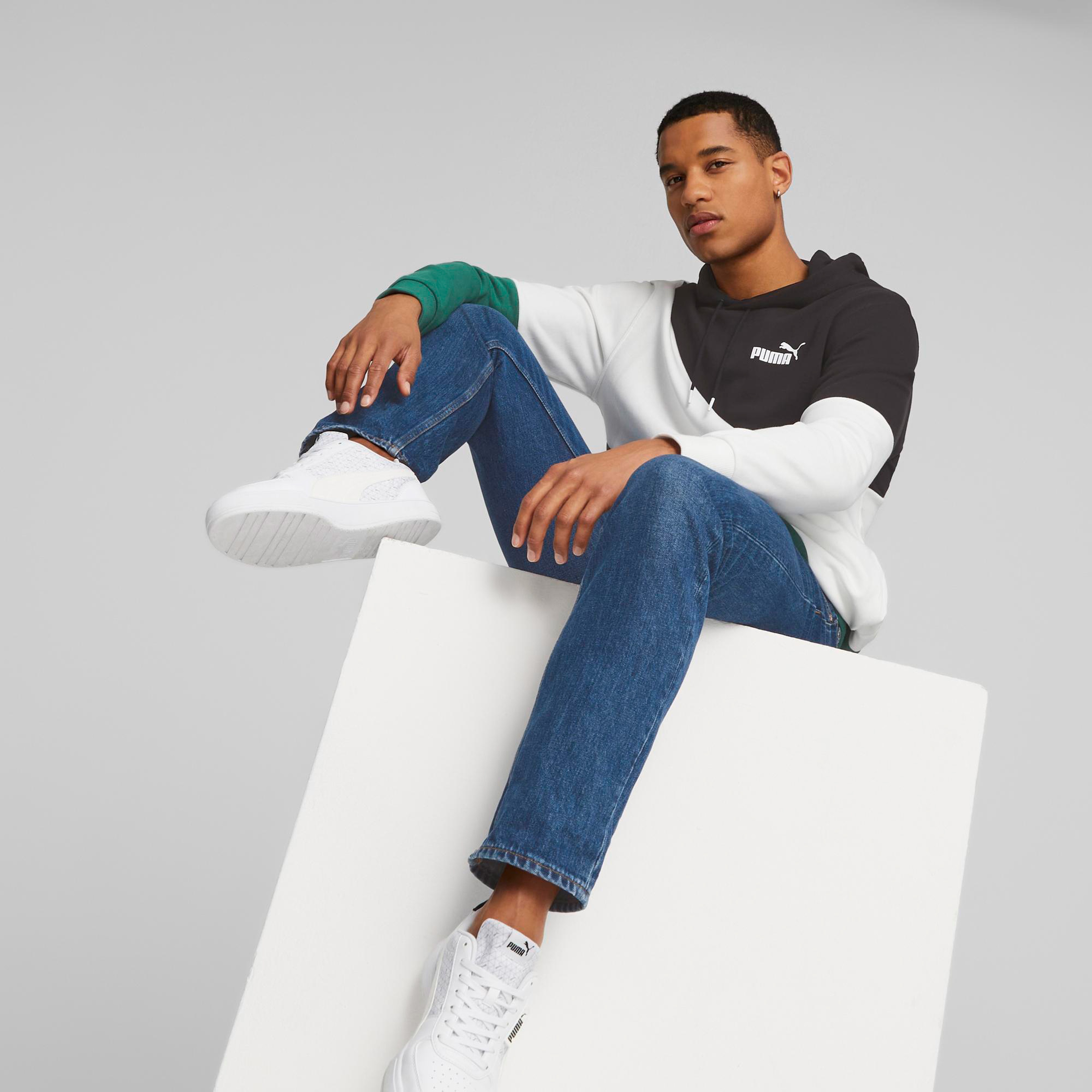 Puma Puma Power Cat Hoodie Tr Vine Erkek Renkli Günlük Sweatshirt