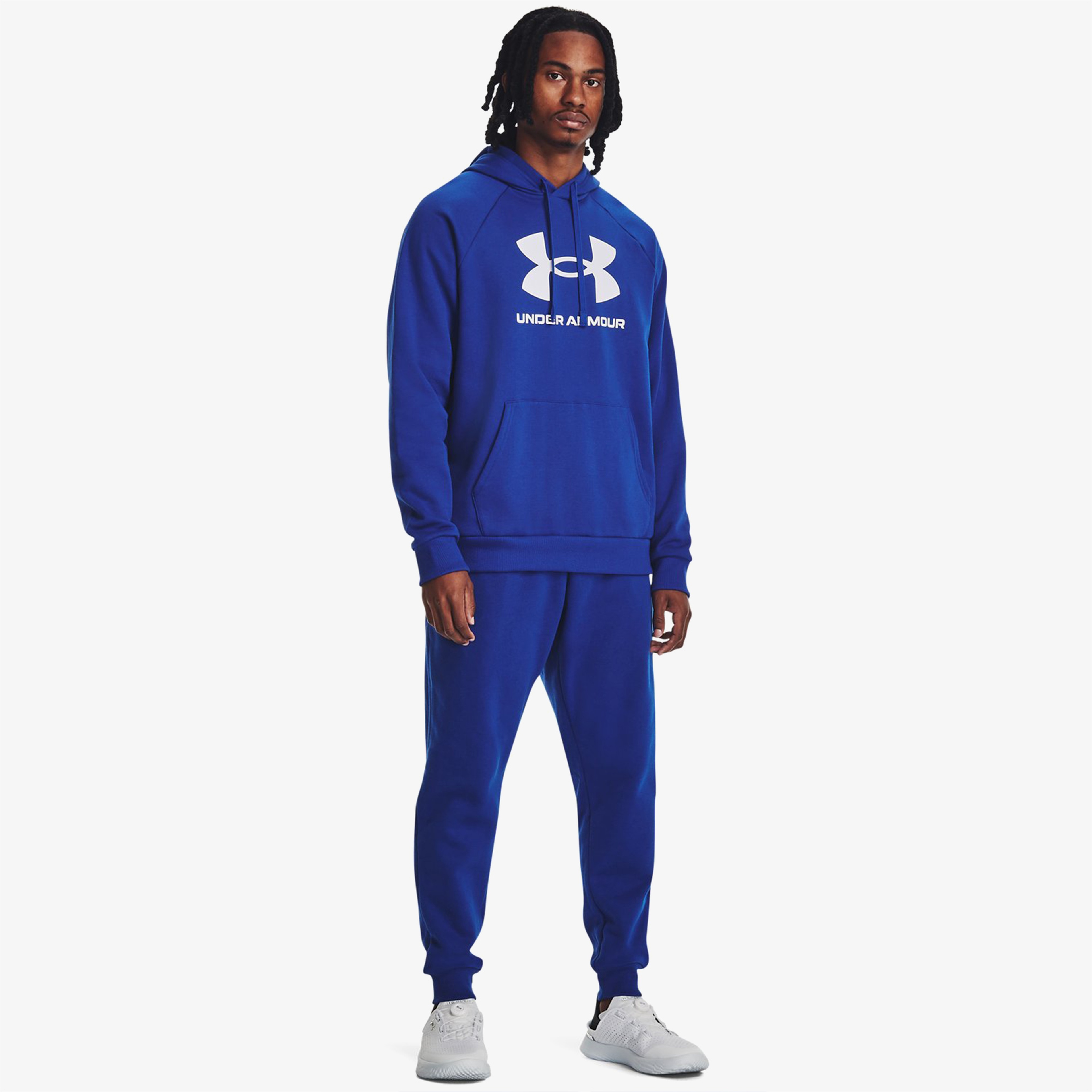 Under Armour Rival Fleece Logo Erkek Mavi Günlük Sweatshirt