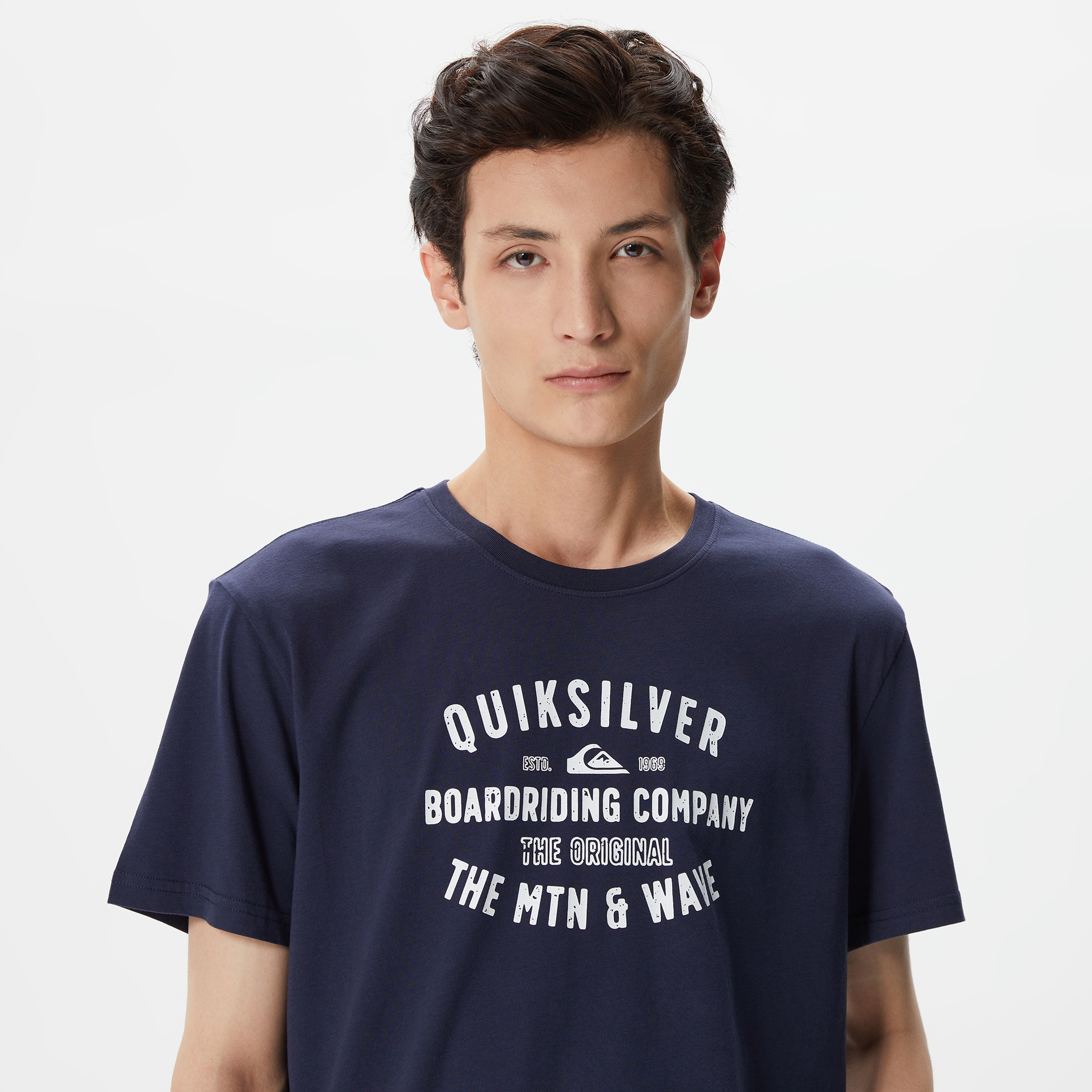 Quiksilver Qssurflockup Erkek Lacivert Günlük T-Shirt