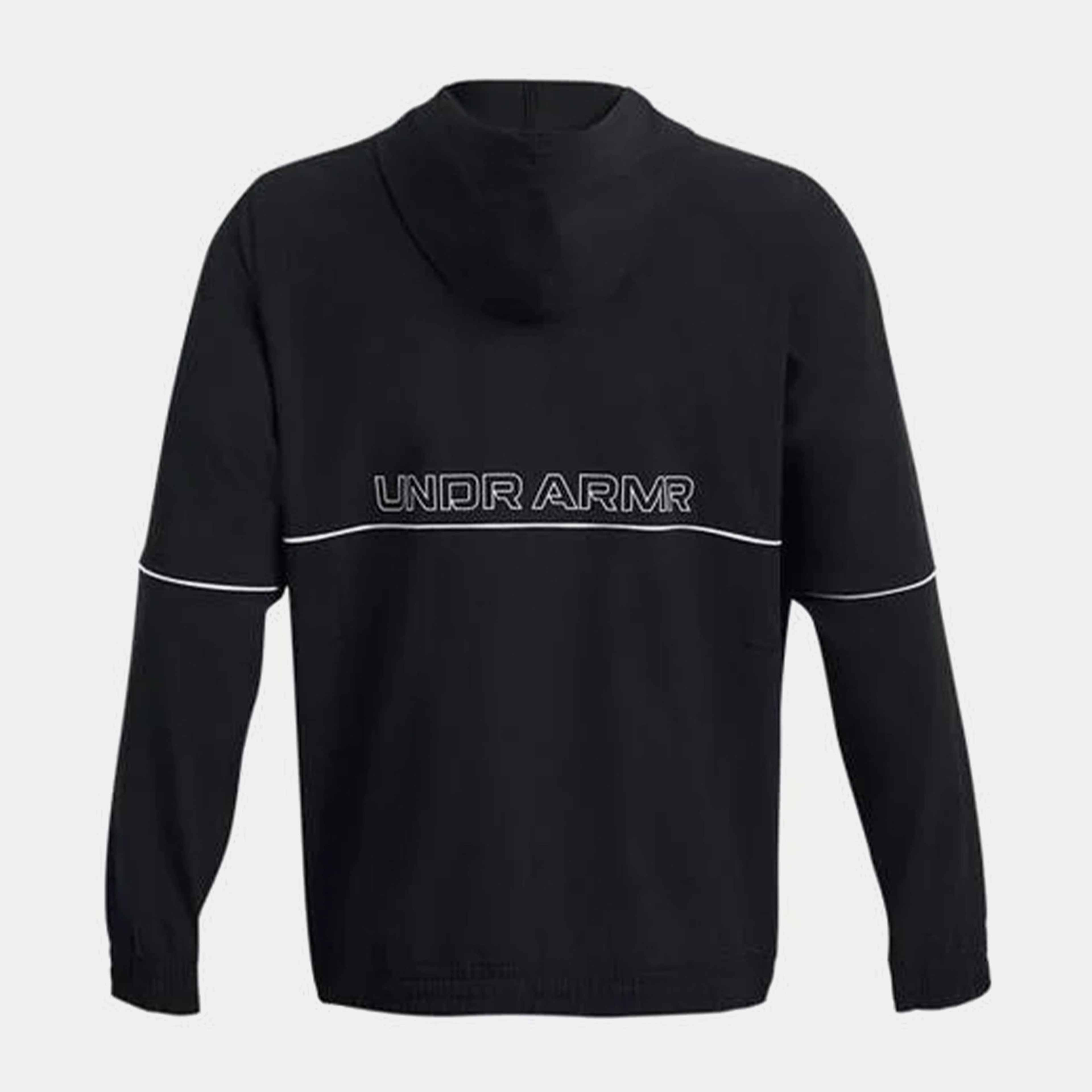 Under Armour Baseline Woven Erkek Siyah Sweatshirt