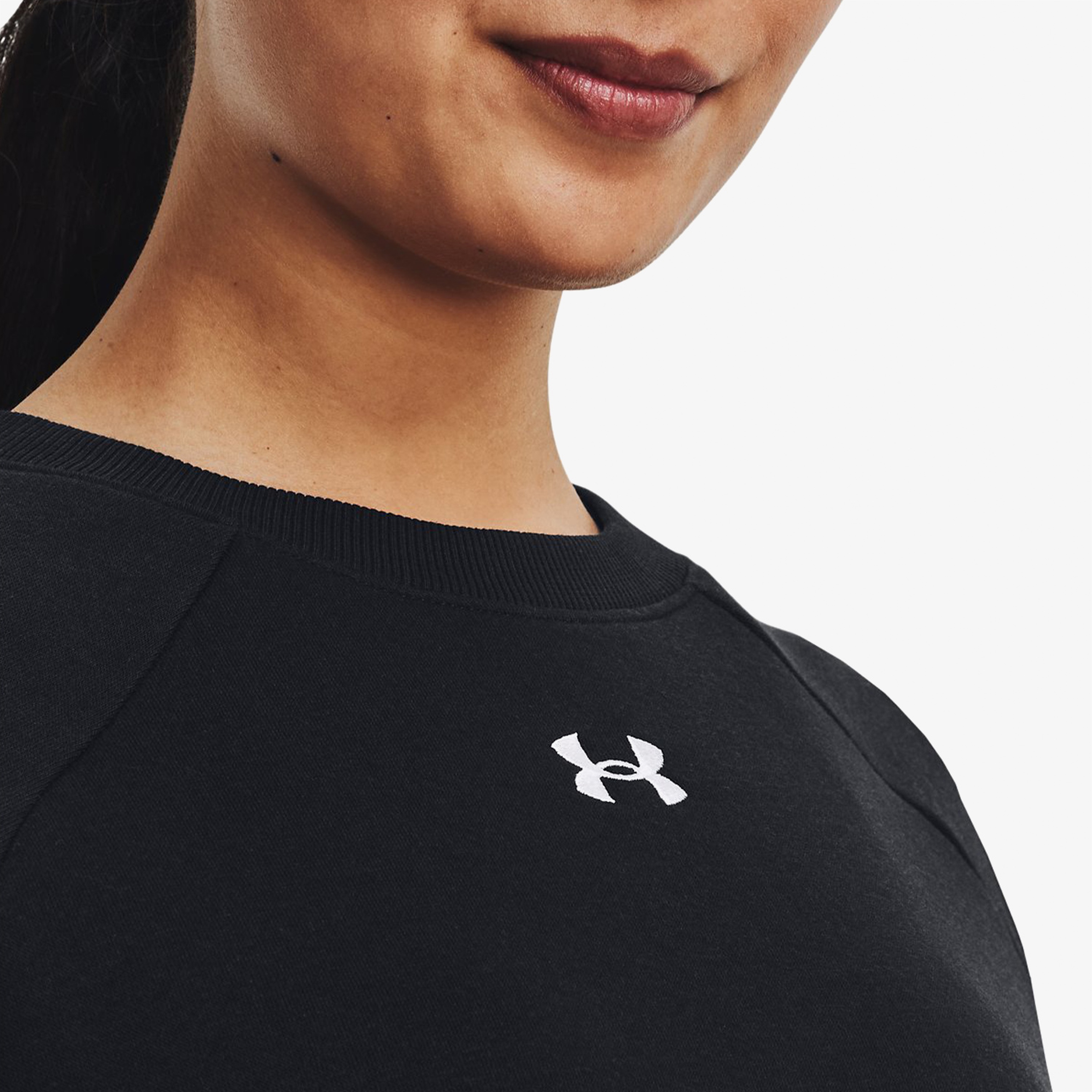 Under Armour Rival Fleece Kadın Siyah Günlük Sweatshirt