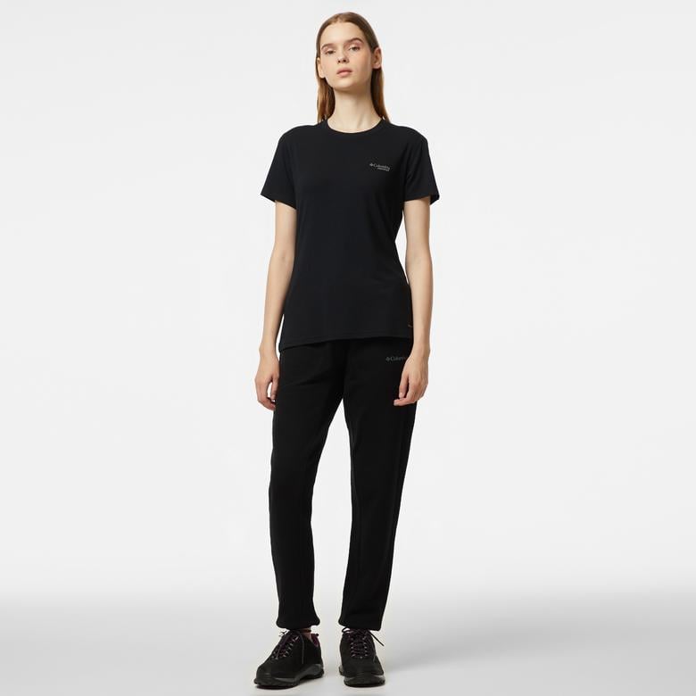 Columbia Kadın Siyah Günlük T-Shirt