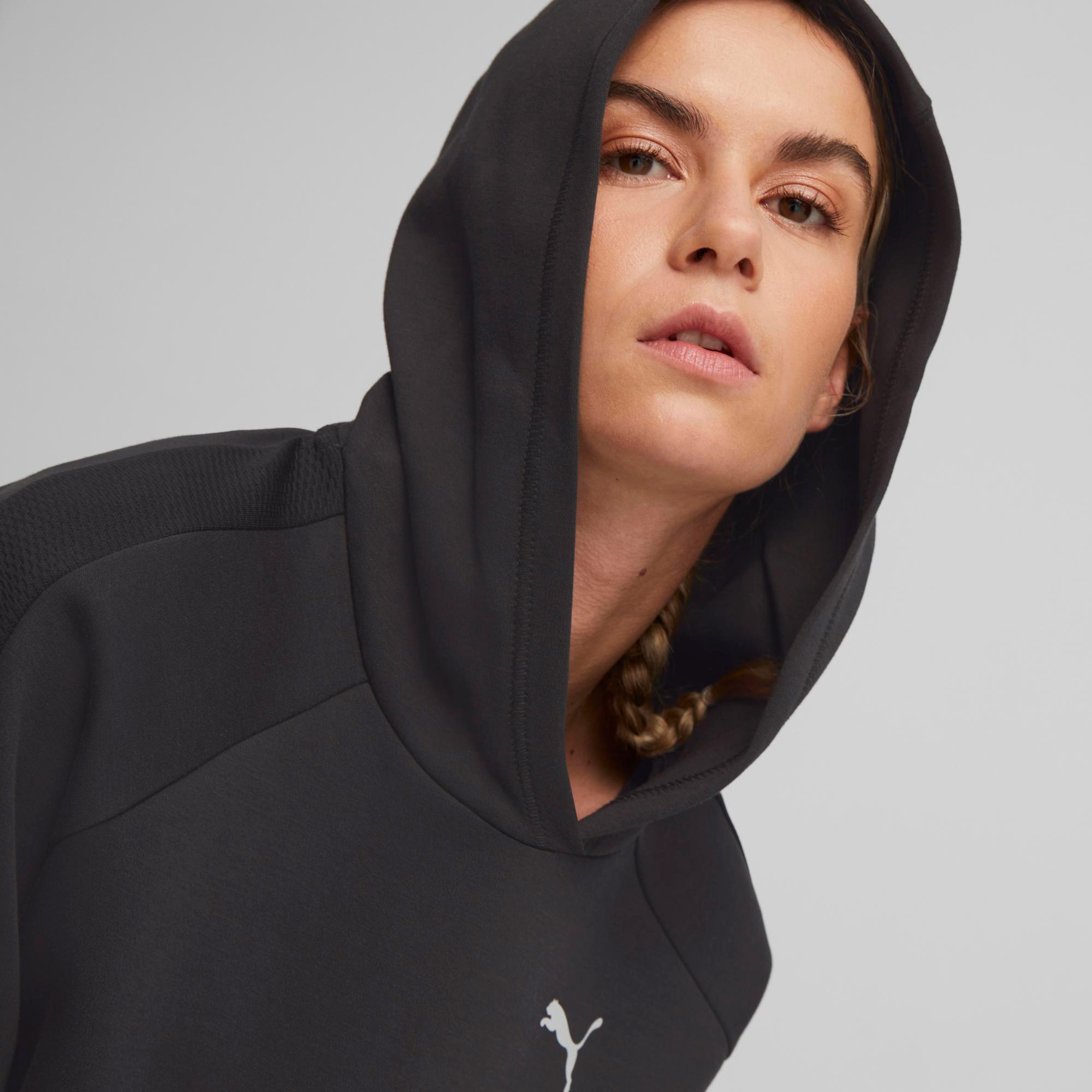 Puma Evostripe Kadın Siyah Günlük Sweatshirt