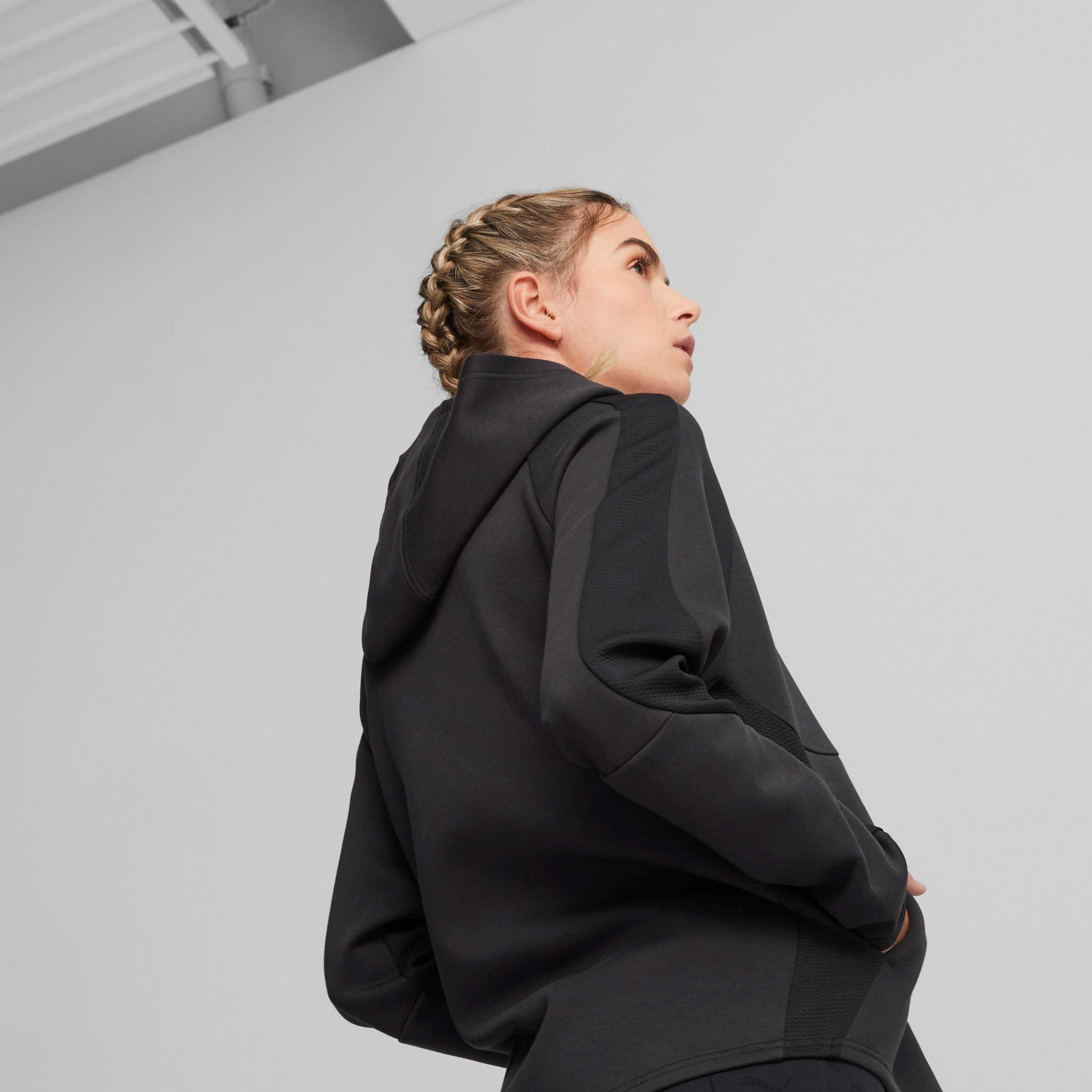 Puma Evostripe Kadın Siyah Günlük Sweatshirt