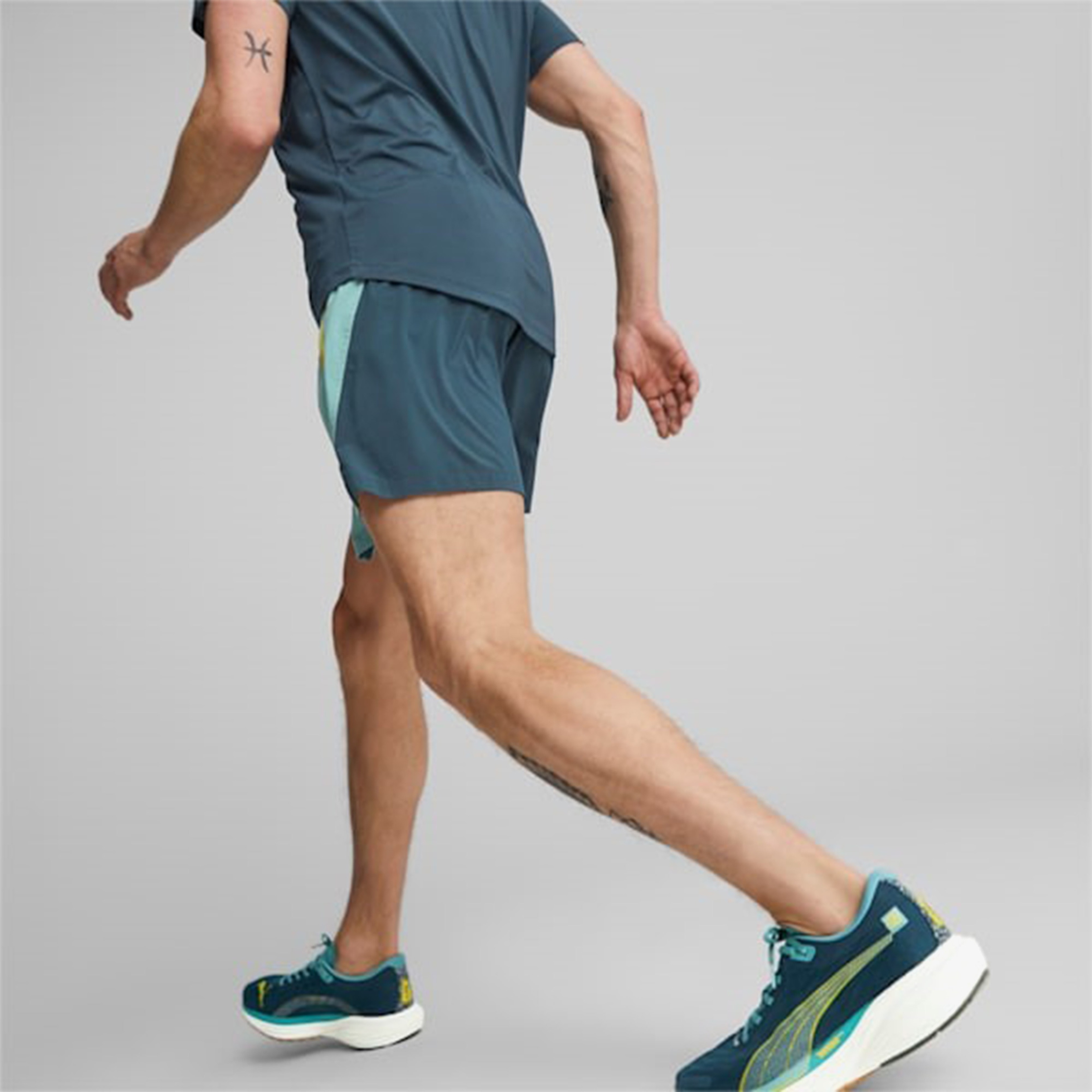 Puma x First Mile Woven Erkek Yeşil Şort