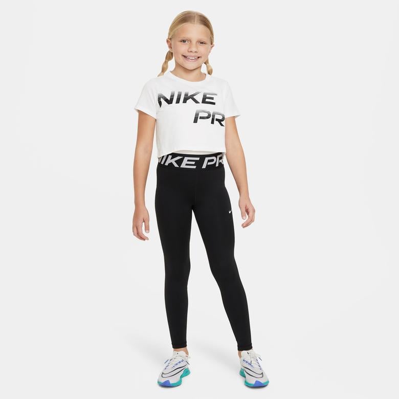 Nike Pro Dri-Fit Çocuk Beyaz Günlük T-Shirt